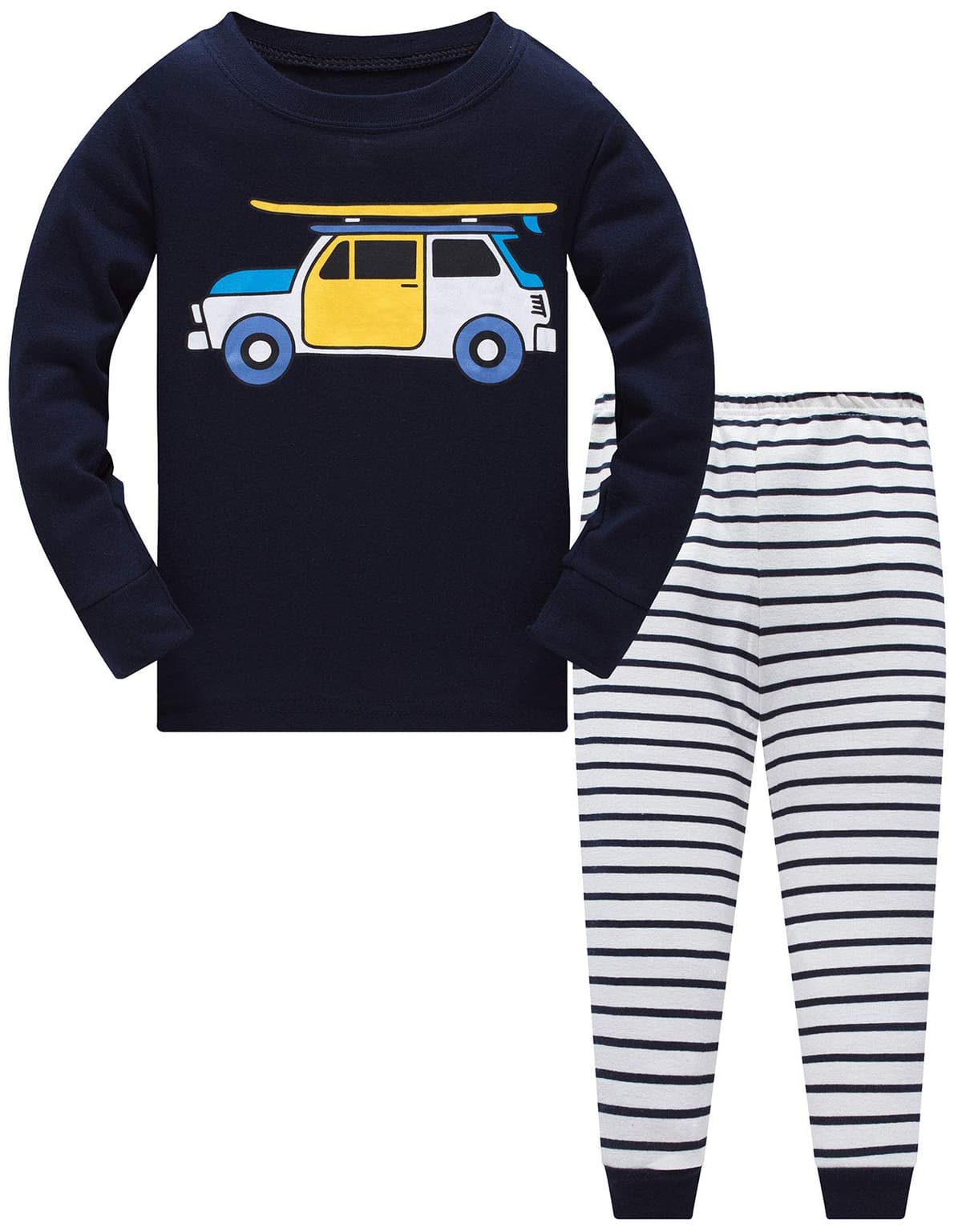 TEDD Boys Pyjamas Dinosaur Nightwear Cotton Toddler Clothes Kids Sleepwear Long Sleeve Christmas Pjs Sets 2 Piece Outfit Xmas Gift 1-12 Years — view 26