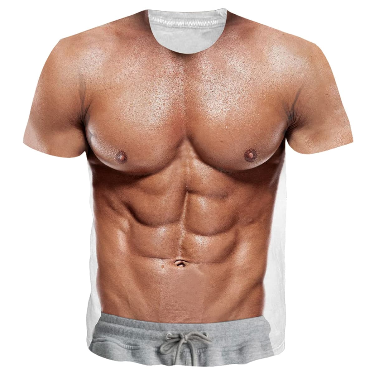 RAISEVERN Camiseta Hombre 3D Personalizadas Divertidas Estampada Camisetas Horteras Fiesta Regalo, S-XXL — view 6