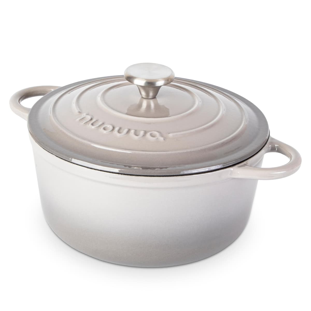 Nuovva Enamelled Cast Iron Dutch Oven Pot with Lid – 5 Quart Casserole Dish – Ceramic Dutch Oven for Bread Baking, Roasting, Braising & Stews – Oven Safe up to 500°F – 24cm Orange — view 47