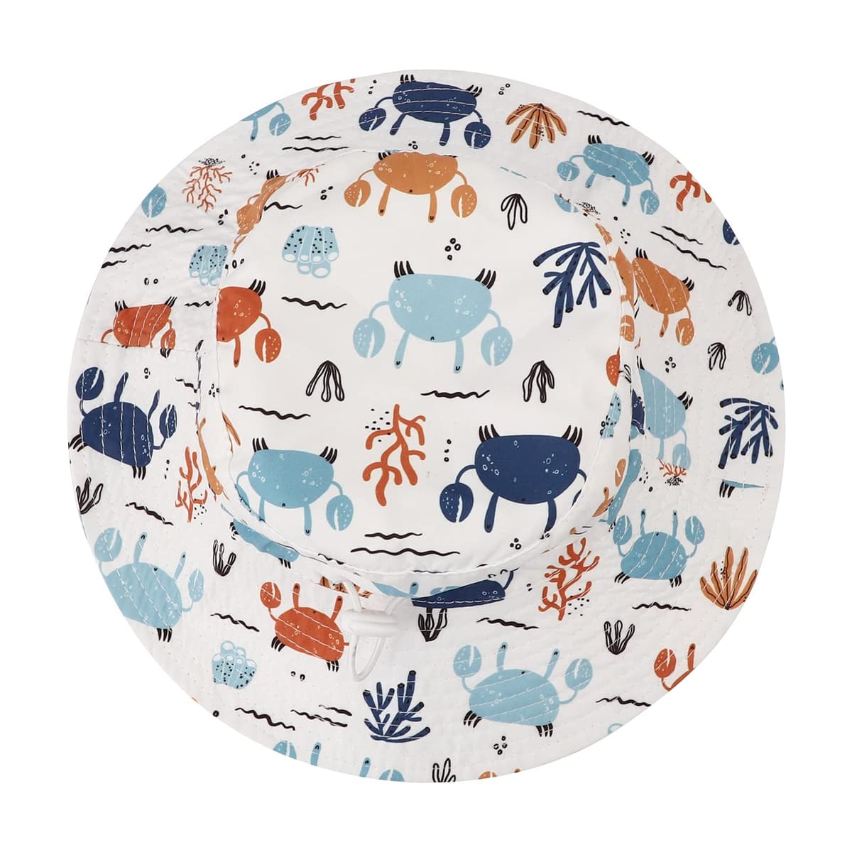 DRESHOW Unisexo Bebé Niña Niño Sombrero de Sol Verano Algodón Ajustable Pescador Gorra Protección de Sol Anti UV Para Exteriores/Natación/Playa/Piscina UPF 50+ — view 3