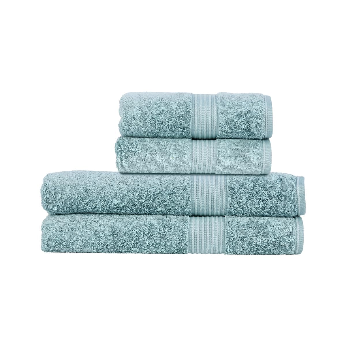 Christy Supreme Hygro 2 Hand Towels Set | Mineral Blue | 100% Luxury Supima Cotton | Ultra Soft | Super Absorbent | 650GSM | Plush and Long Lasting — view 121