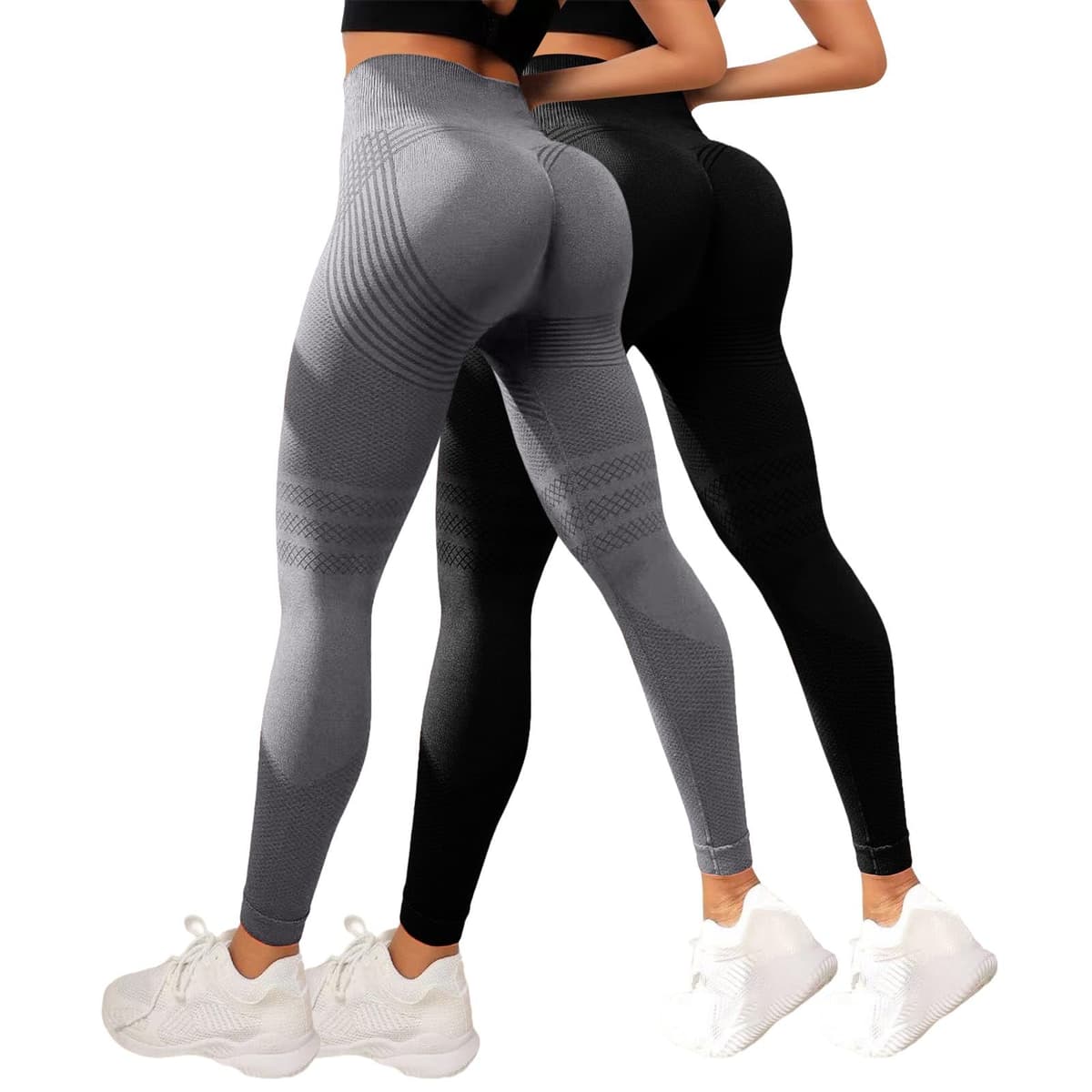 2 Pack Leggings 3D Anticelulítico Mujer, Leggins Anticelulitis Compresión, Leggins 3D Celulitis Push Up, Mallas Anticelulitis Mujer Lipedema Redefine Tu Silueta Sin Esfuerzo 1 — view 21