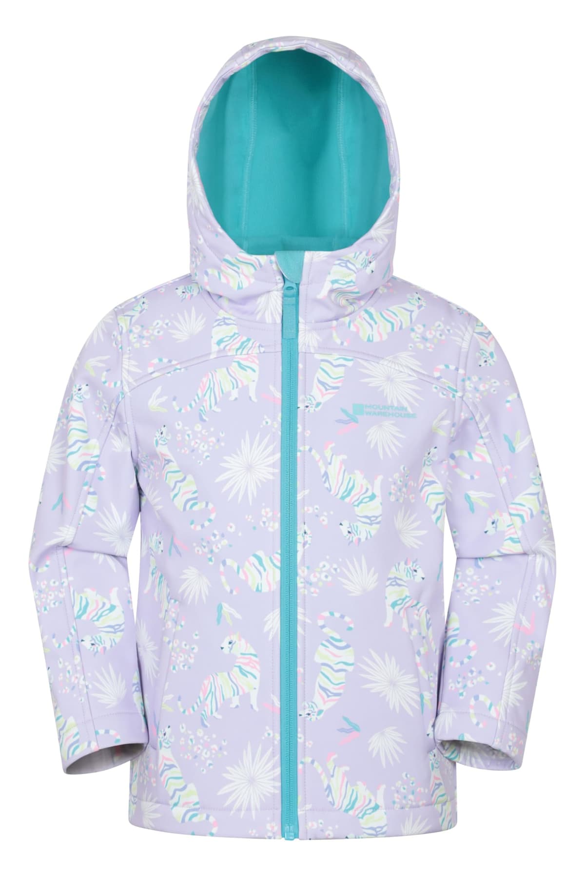 Mountain Warehouse Exodus Kids Softshell Jacket - Breathable, Wind & Water Resistant, Fleece Lined Coat, For Boys & Girls - Best For Sping Summer & Hiking — view 22