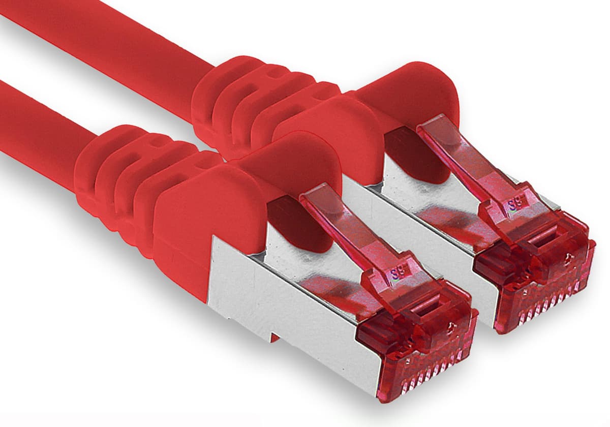 1aTTack.de - 1x 10m CAT6 patch cable S/FTP PIMF shielding CAT.6 RJ45 network cable Ethernet cable DSL LAN router switch modem patch panel - blue - 1 piece — view 23