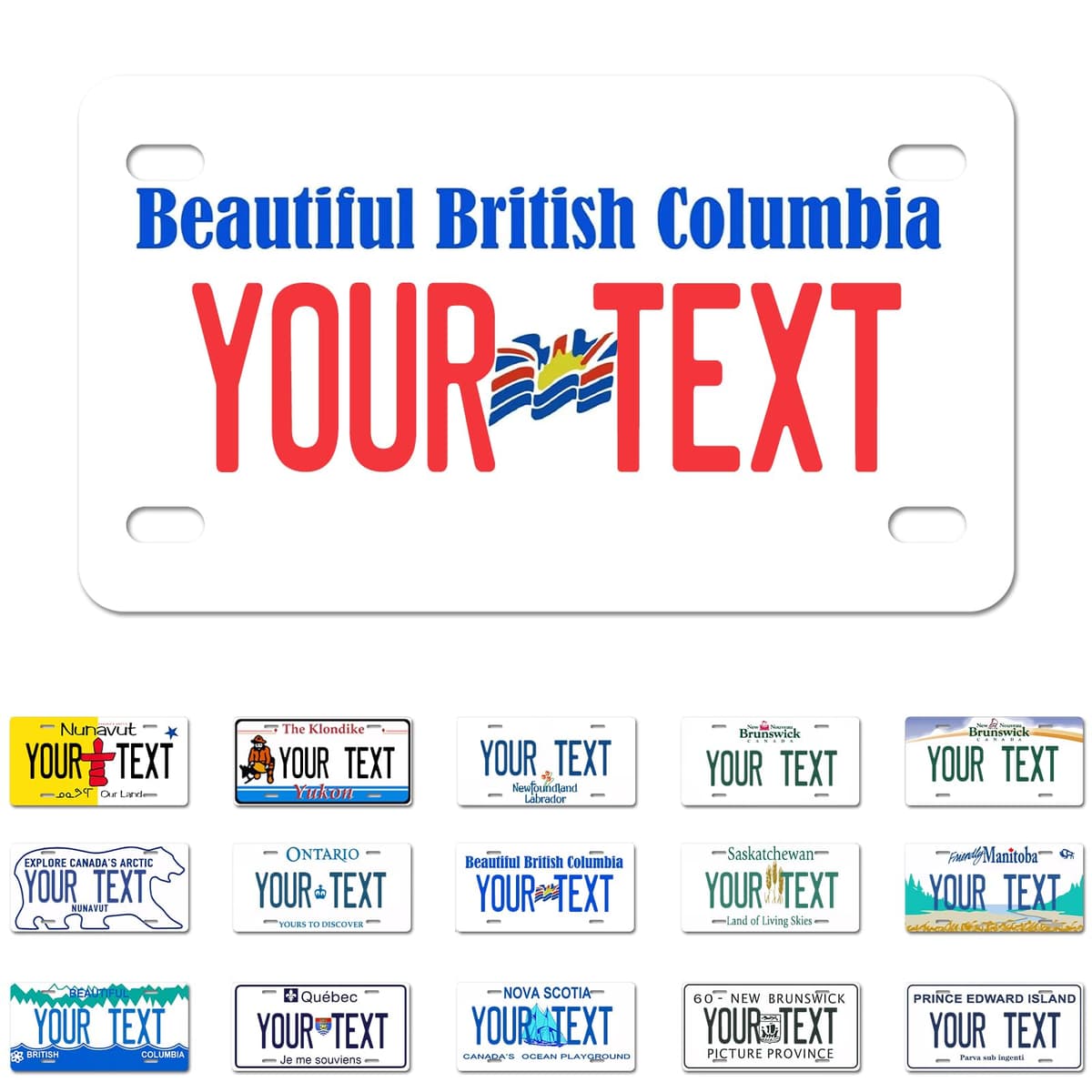 Alberta License Plate, 6"×12" Custom License Plate — view 19