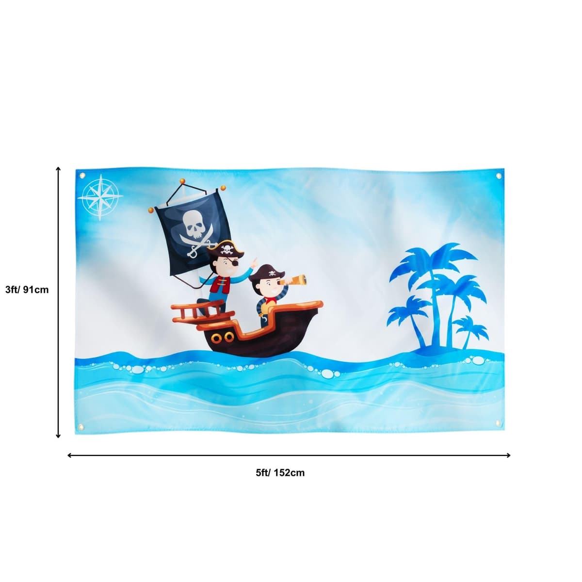 Runesol Cornwall Flag - 91x152cm, 3ft x 5ft, Cornish Flag, 4 Grommets, Eyelet in Every Corner, Premium Quality, Inside & Outside Use, Vivid Colours — view 263