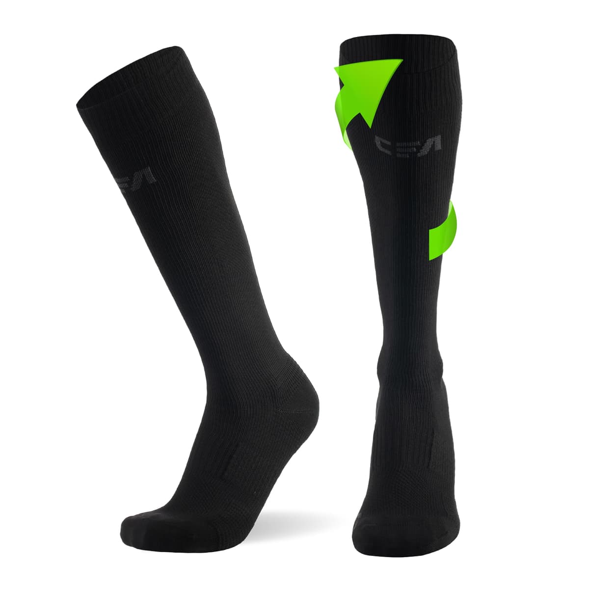 CFA V1 Calcetines Compresion Mujer y Hombre Graduada Antiampollas, Ideales Para El Deporte | Modelo Hasta La Rodilla | Soporte De Tobillo Y Arco | Diseño Danés | Fabricado En Portugal — view 12