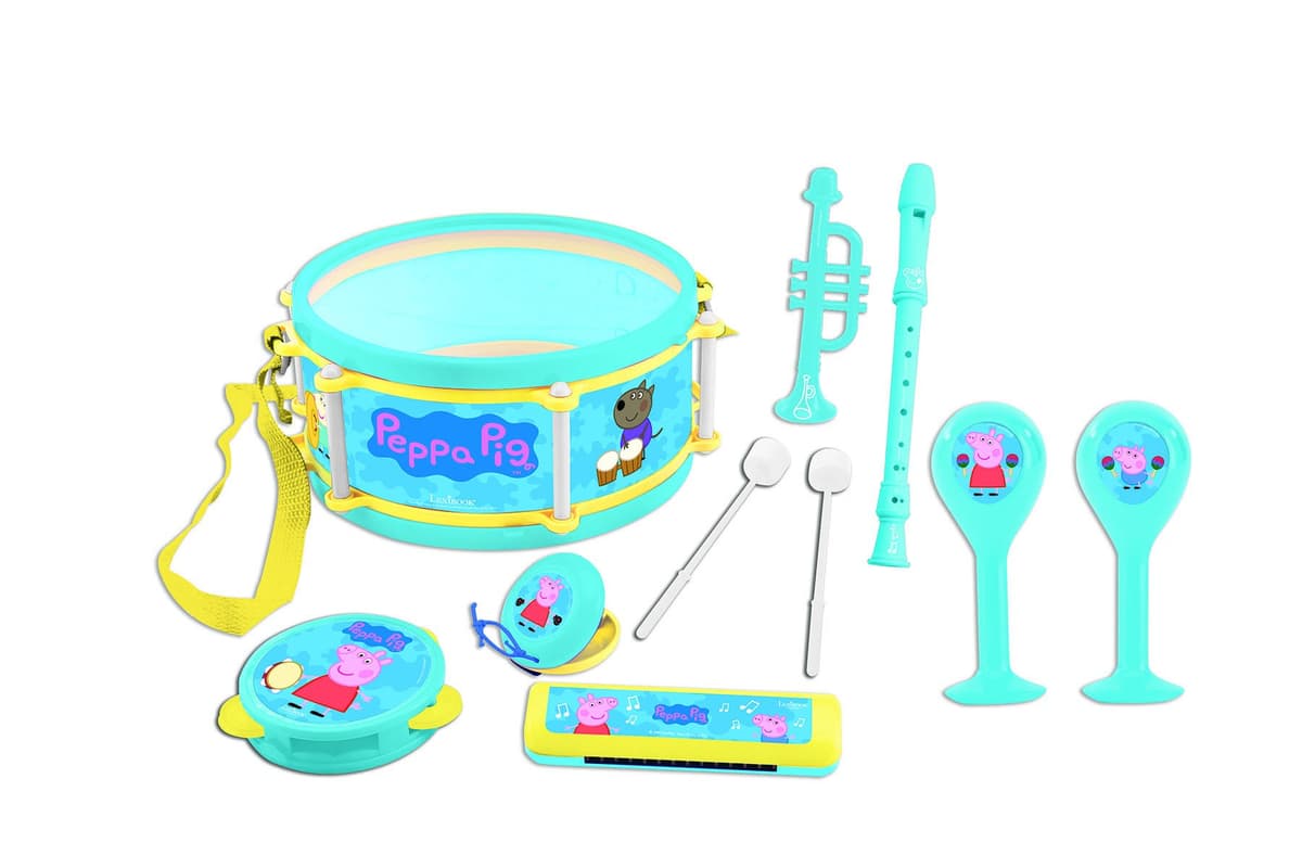 Lexibook, Paw Patrol, Set de 7 Instrumentos Musicales (Tambor, Maracas, Castañuela, Armónica, Flauta Dulce, Trompeta, Pandereta), Juguete Musical, Cómodo Juego para Llevar, Azul/Amarillo, K360PA — view 4