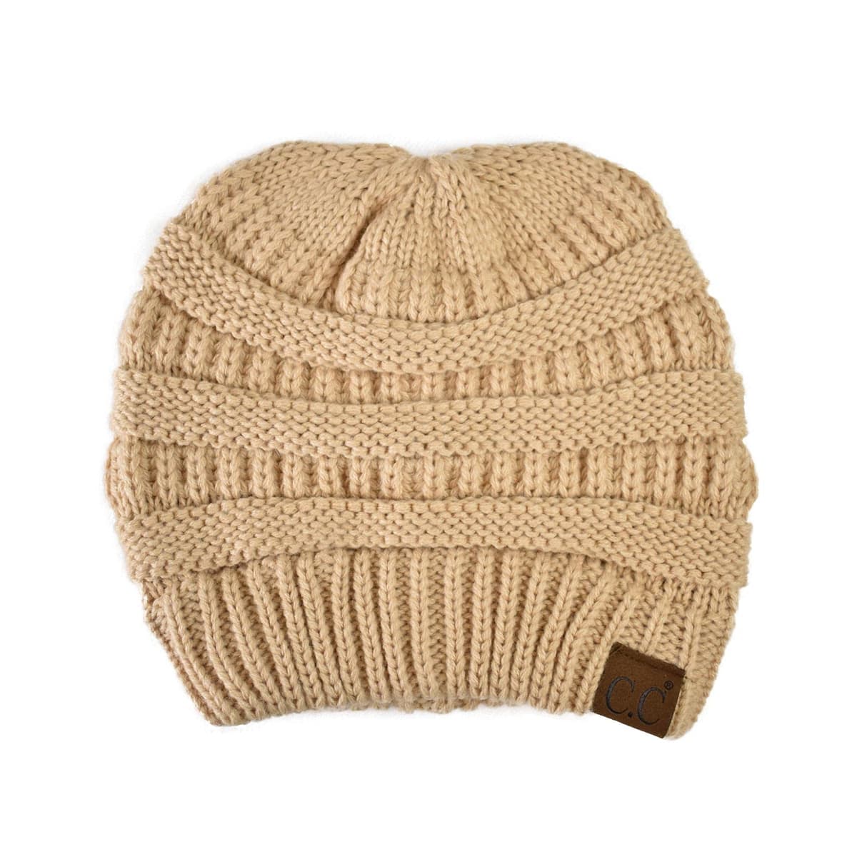 Warm Chunky Soft Stretch Cable Knit Beanie Skully — view 73