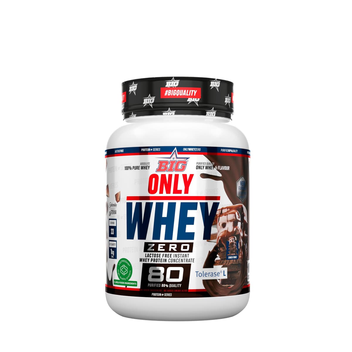 BIG - Proteinas Whey - Proteina en Polvo para Desarrollo de Masa Muscular y Recuperación - Materia Prima Premium - Whey Protein Sin Lactosa, Sin Azúcar, Sin Grumos (1Kg, Cacaolat) — view 36