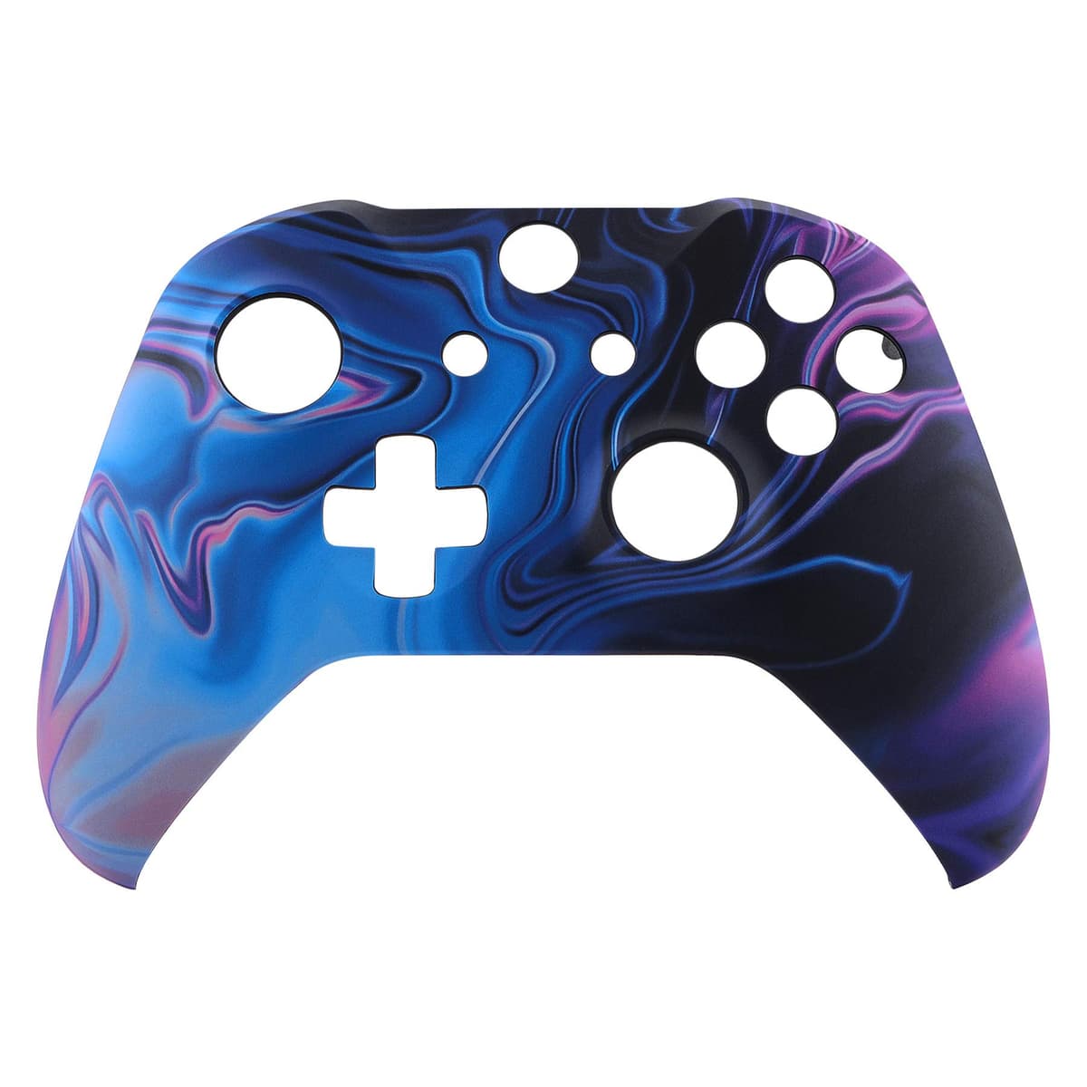 eXtremeRate Carcasa para Xbox One S X Accesorios Funda Delantera Protectora de la Placa Frontal Cubierta Antideslizante para Xbox One X S Control-Model 1708 (Origen del Caos) — view 7