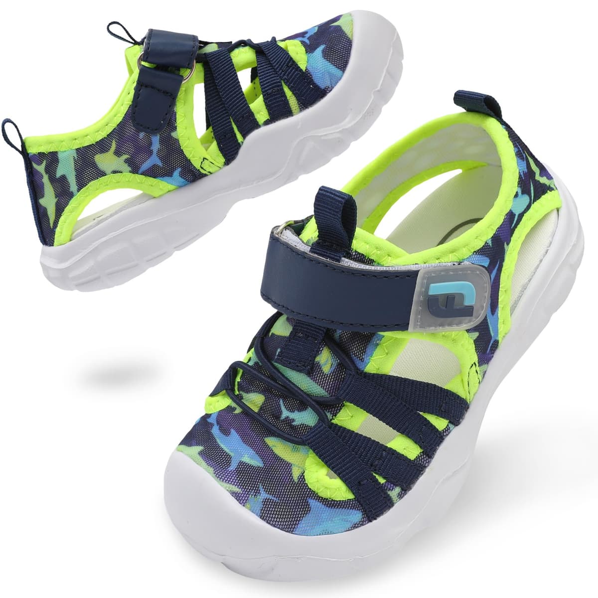 JOINFREE Toddler Boys Girls Water Shoes Breathable Qucik Dry Sport Beach Sandals Lightweight Barefoot Flexible — view 11