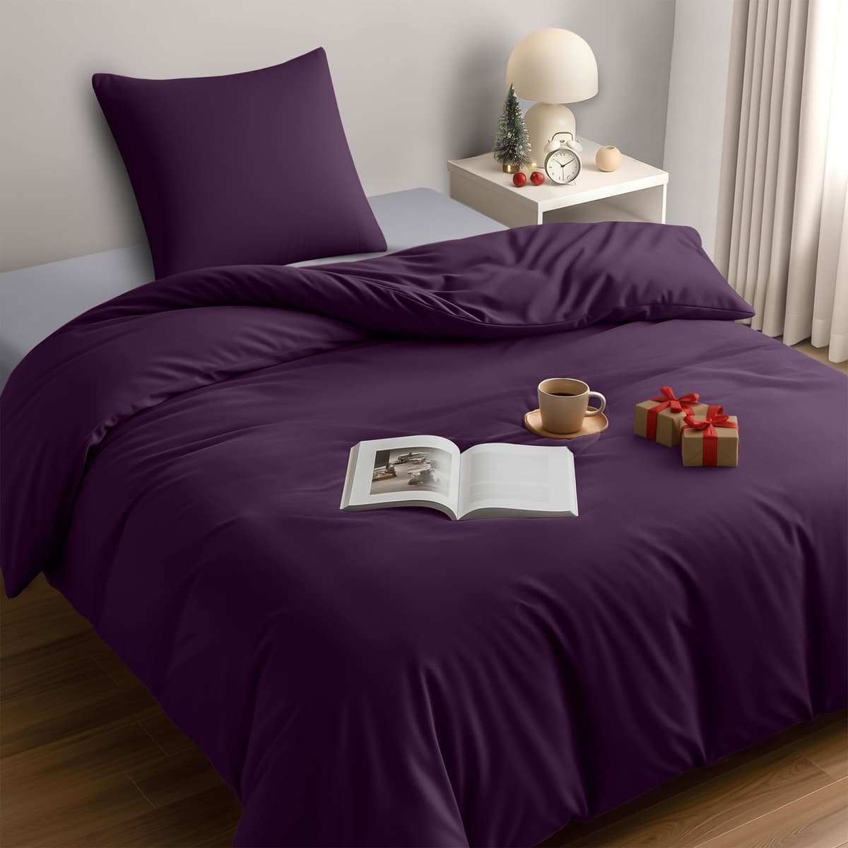 Utopia Bedding Funda Nordica Cama 180 - Microfibra Juego de Funda Nordica 240x260 cm y 2 Fundas de Almohada 65x65 cm (Blanco) — view 59