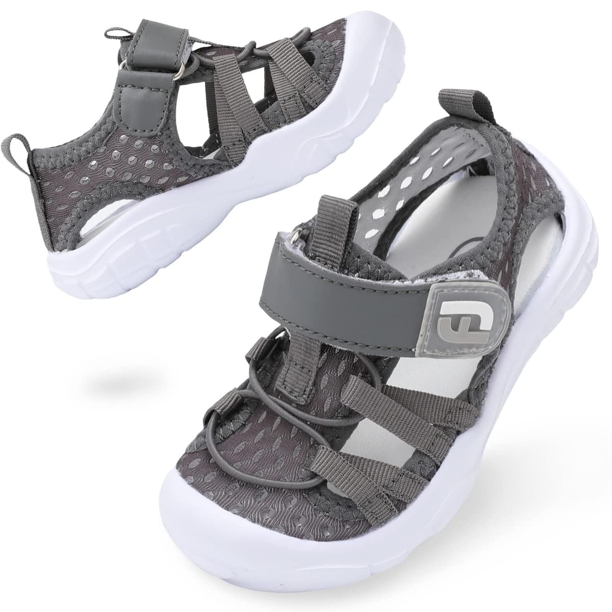 JOINFREE Toddler Boys Girls Water Shoes Breathable Qucik Dry Sport Beach Sandals Lightweight Barefoot Flexible — view 20