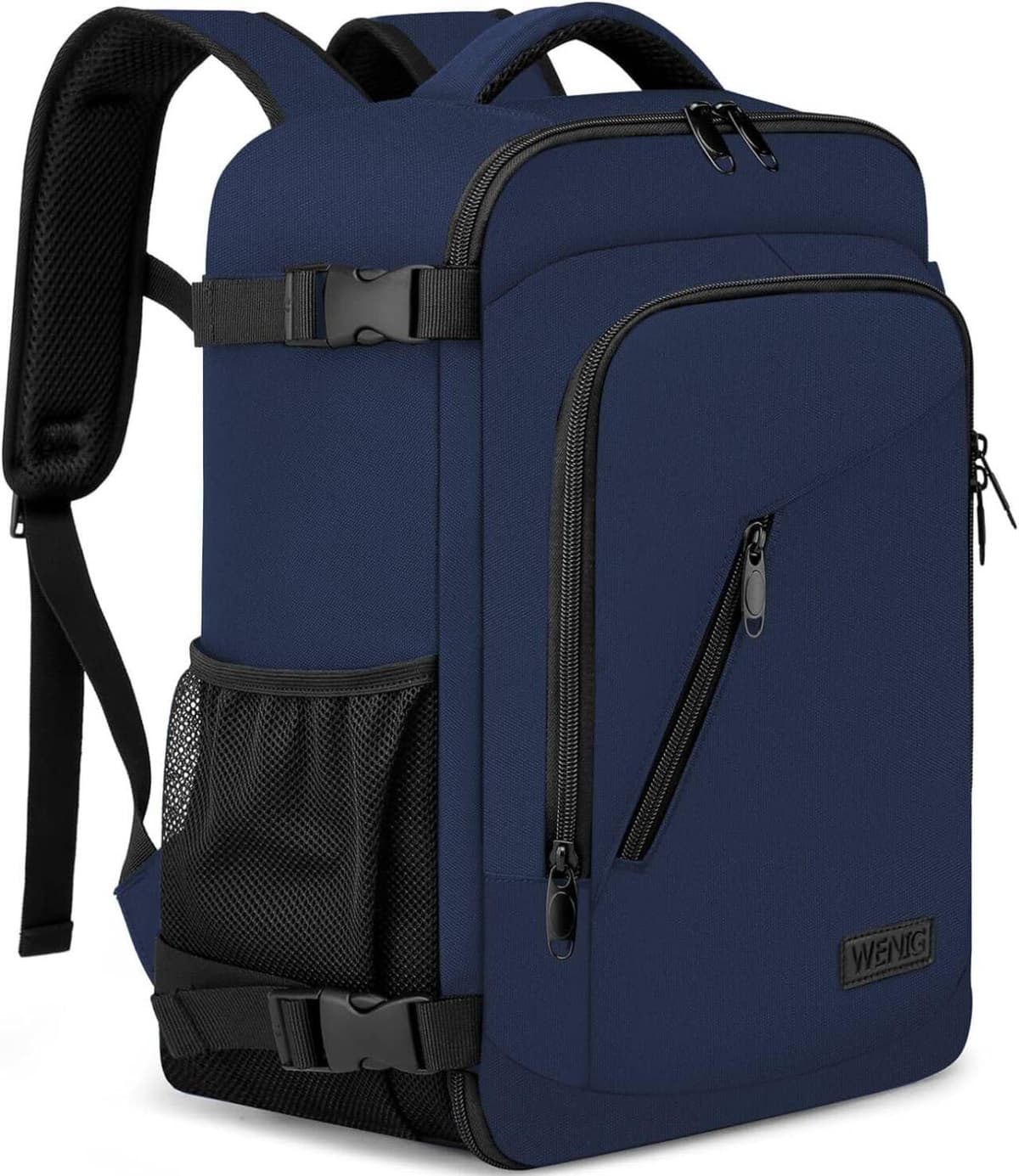 Mochila Viaje Cabina Avion 40x20x25 para Ryanair 20L Equipaje de Mano Bolsa de Viaje Hombre Mujer Maletas de Viaje Cabina Mochila Portatil 14 Pulgadas con Puerto USB para Trabajo,Escuelas Negro — view 10