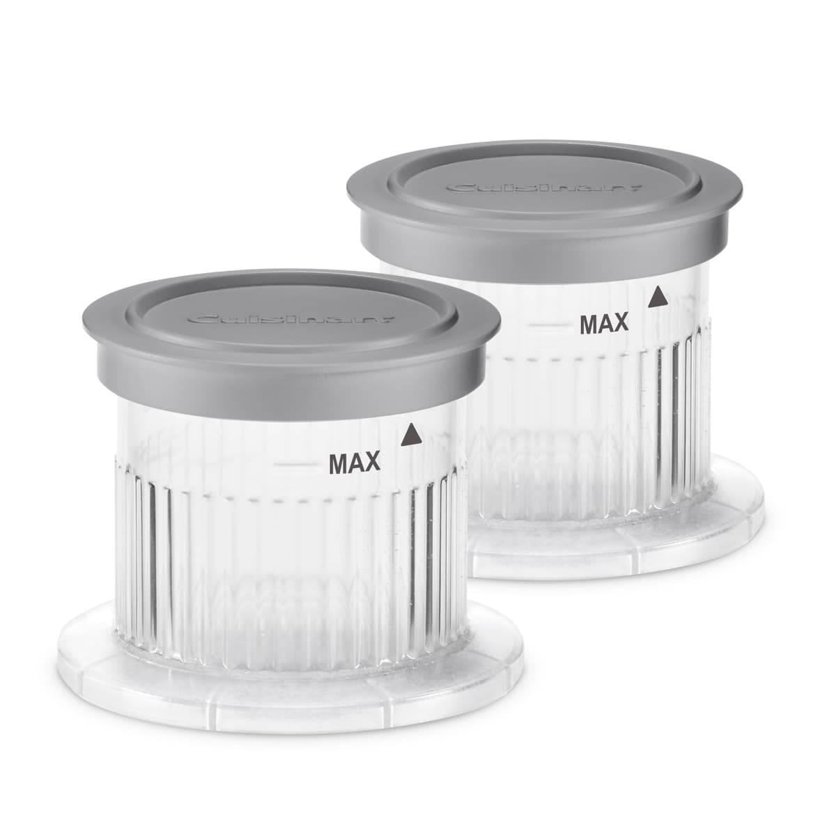 Cuisinart FastFreeze ICE-FD10EC2 - Taza de postre de cristal, color gris