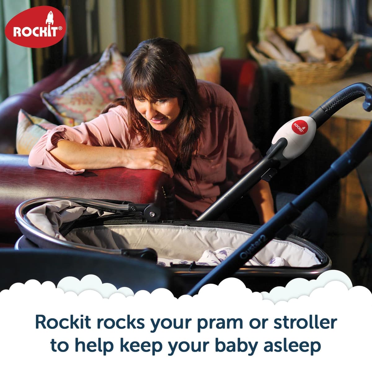 Rockit Portable Baby Rocker (AA Battery Version). Fits Any Stroller, Pram, Pushchair or Buggy — view 5