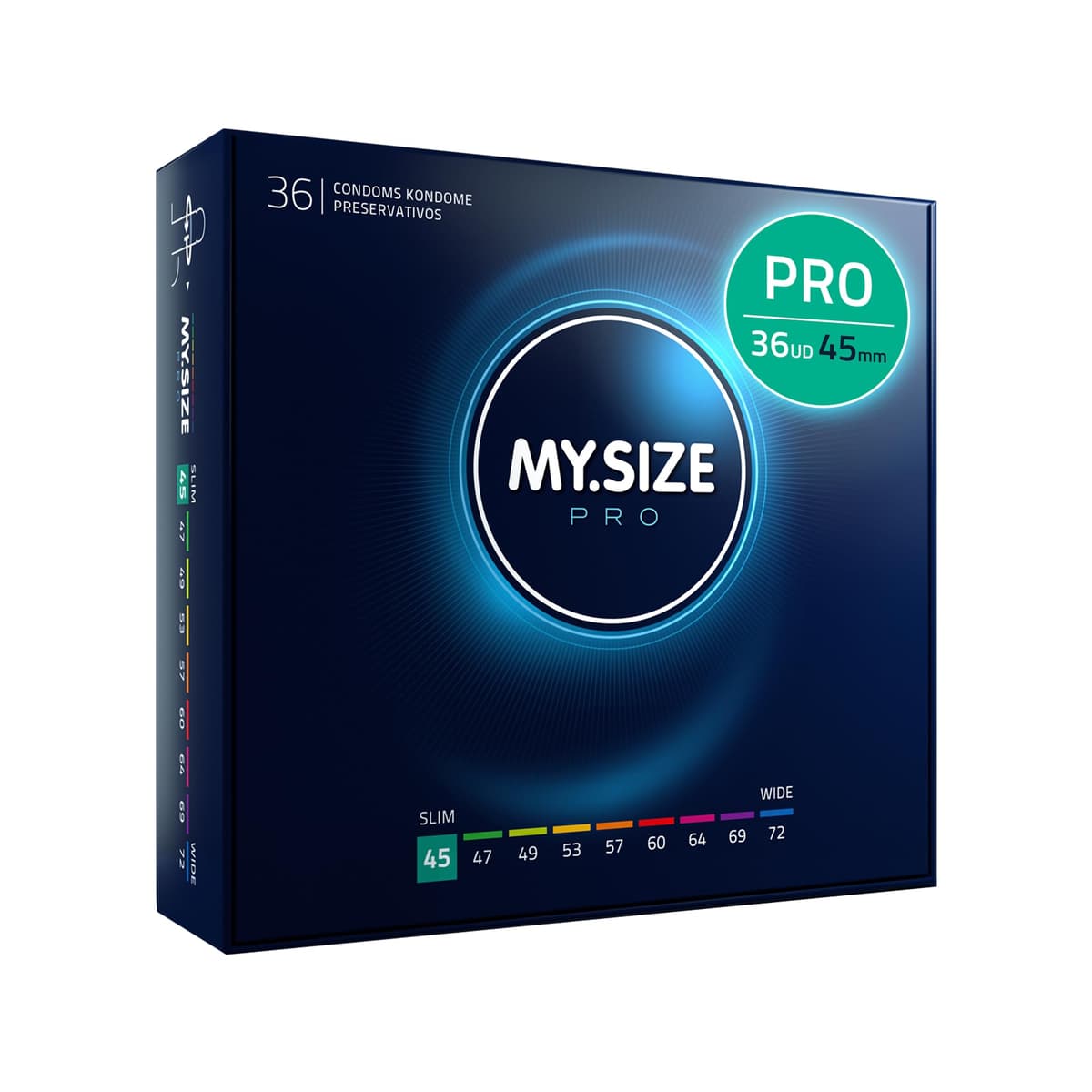 MY.SIZE PRO Condones ÉLITE, talla 5, 60 mm, XL, 10 piezas - Látex Vytex extra puro, fácil de abrir — view 27