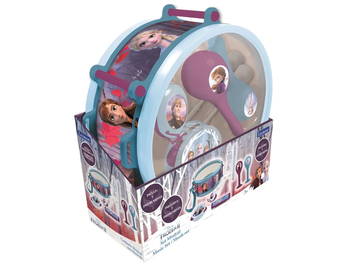 Lexibook, Paw Patrol, Set de 7 Instrumentos Musicales (Tambor, Maracas, Castañuela, Armónica, Flauta Dulce, Trompeta, Pandereta), Juguete Musical, Cómodo Juego para Llevar, Azul/Amarillo, K360PA — view 6