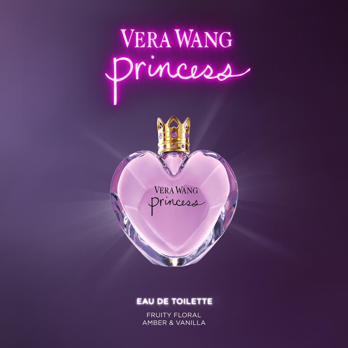 VERA WANG Princess - Eau de Toilette for Her - Fruity & Floral Fragrance with Notes of Lady Apple, Pink Guava and Vanilla - Medium Longevity - 100ml — view 2
