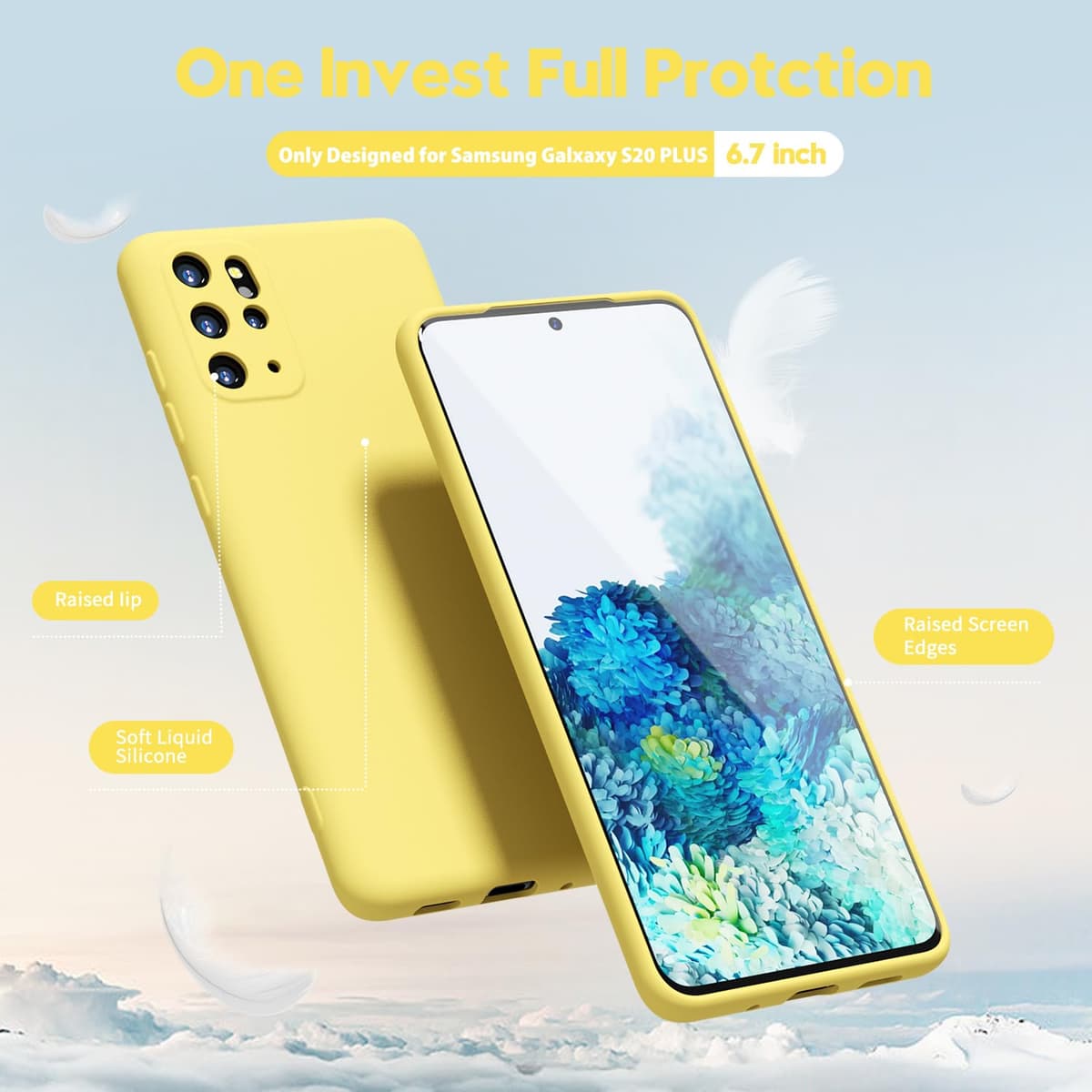 oakxco for Samsung Galaxy S24 Ultra Phone Case Liquid Silicone, Thin Slim Soft Rubber Gel TPU Plain Simple Cover for Women Girl Cute, Matte Solid Color, Brown Khaki Nude — view 14