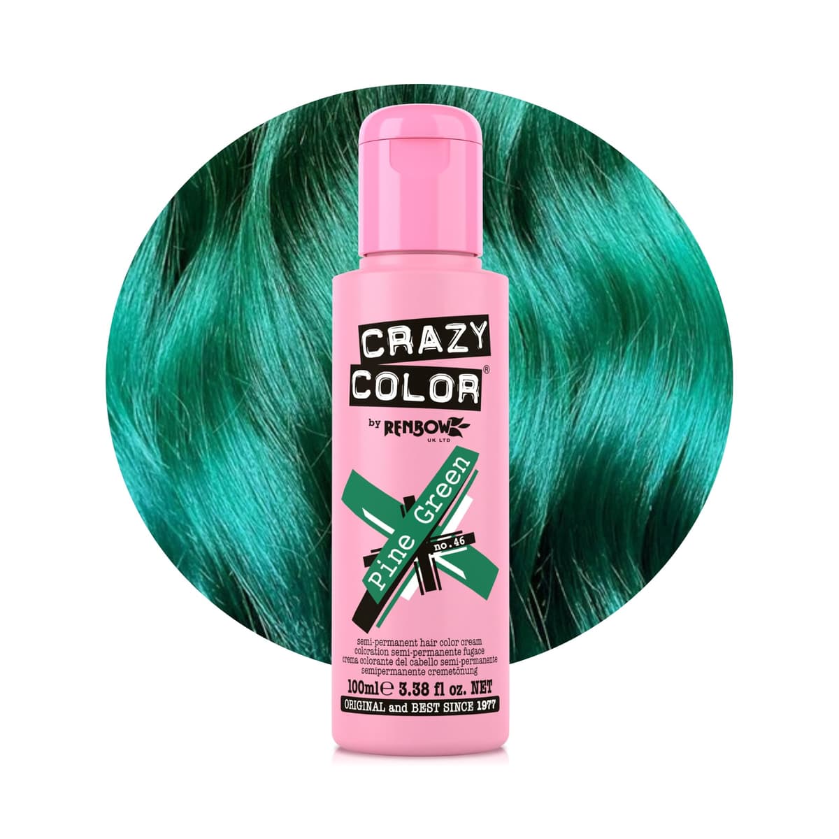 Crazy Color Vibrant Candy Floss Semi-Permanent Hair Dye. Highly Pigmented Pastel Pink Conditioning & Oil Nourishing Vegan Formula | No Bleach or Ammonia | 100ml — view 49