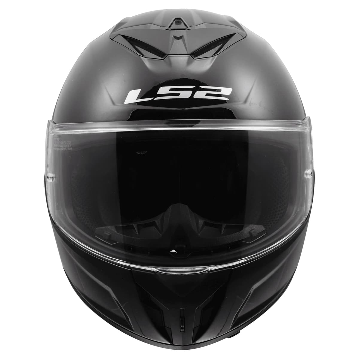 LS2, Integral Motorcycle Helmet RAPID III Solid Gloss Black — view 4
