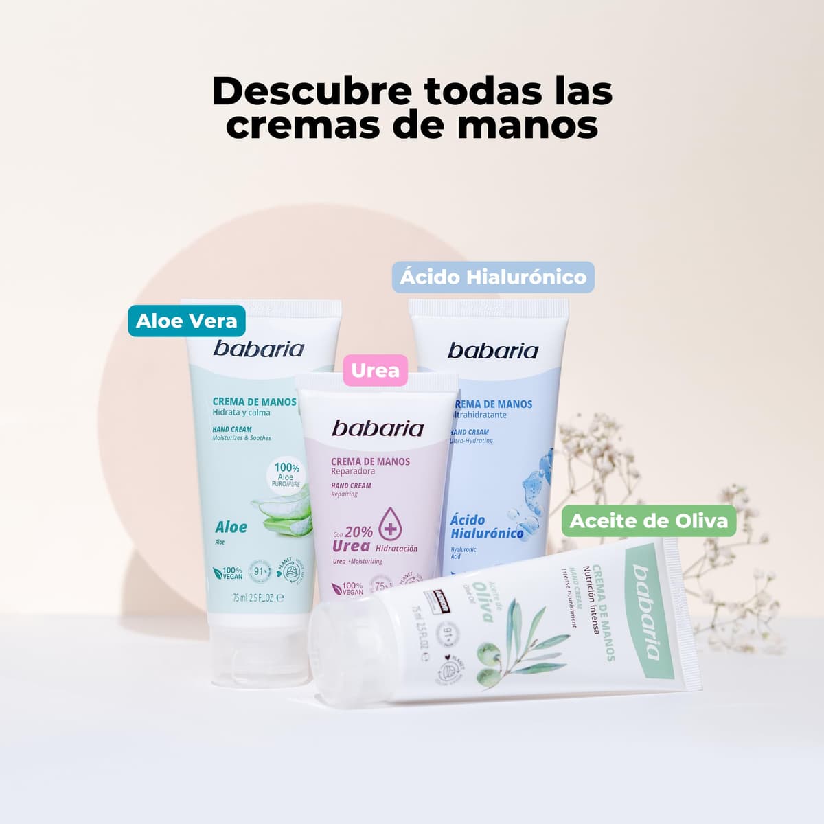 Babaria - Crema Manos Agrietadas y Secas | Crema Manos Reparadora con Aceite de Oliva | Crema Sabañones | Crema de Manos Working Hands — view 6