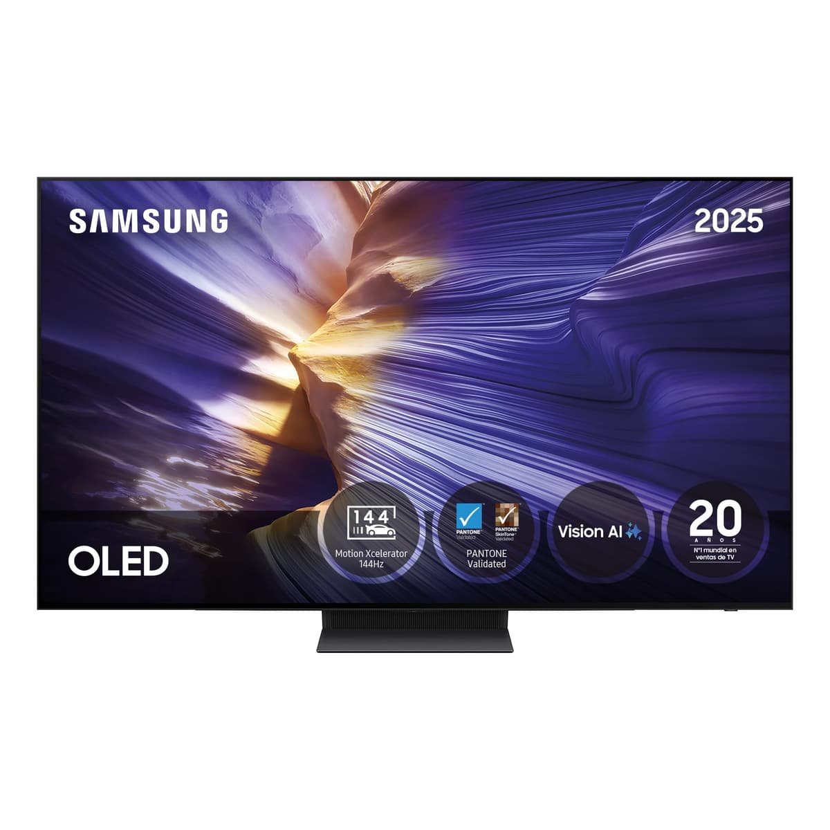 Samsung TV 83 Pulgadas OLED S93F 4K Smart TV con Vision AI, Motion Xcelerator 144Hz y Colores certificados por Pantone