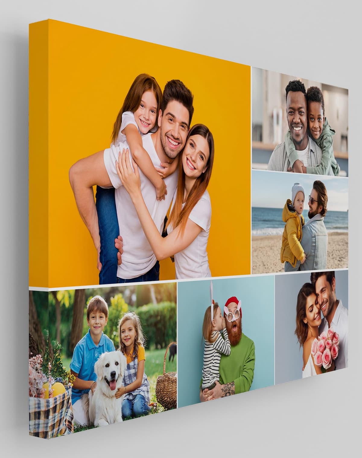 Star Online Personalised Canvas Photo Prints Pictures Birthday Frames Gifts For Mum,Dad Custom & Wall Art Holiday Memory (20x25cm (8x10in)) — view 11