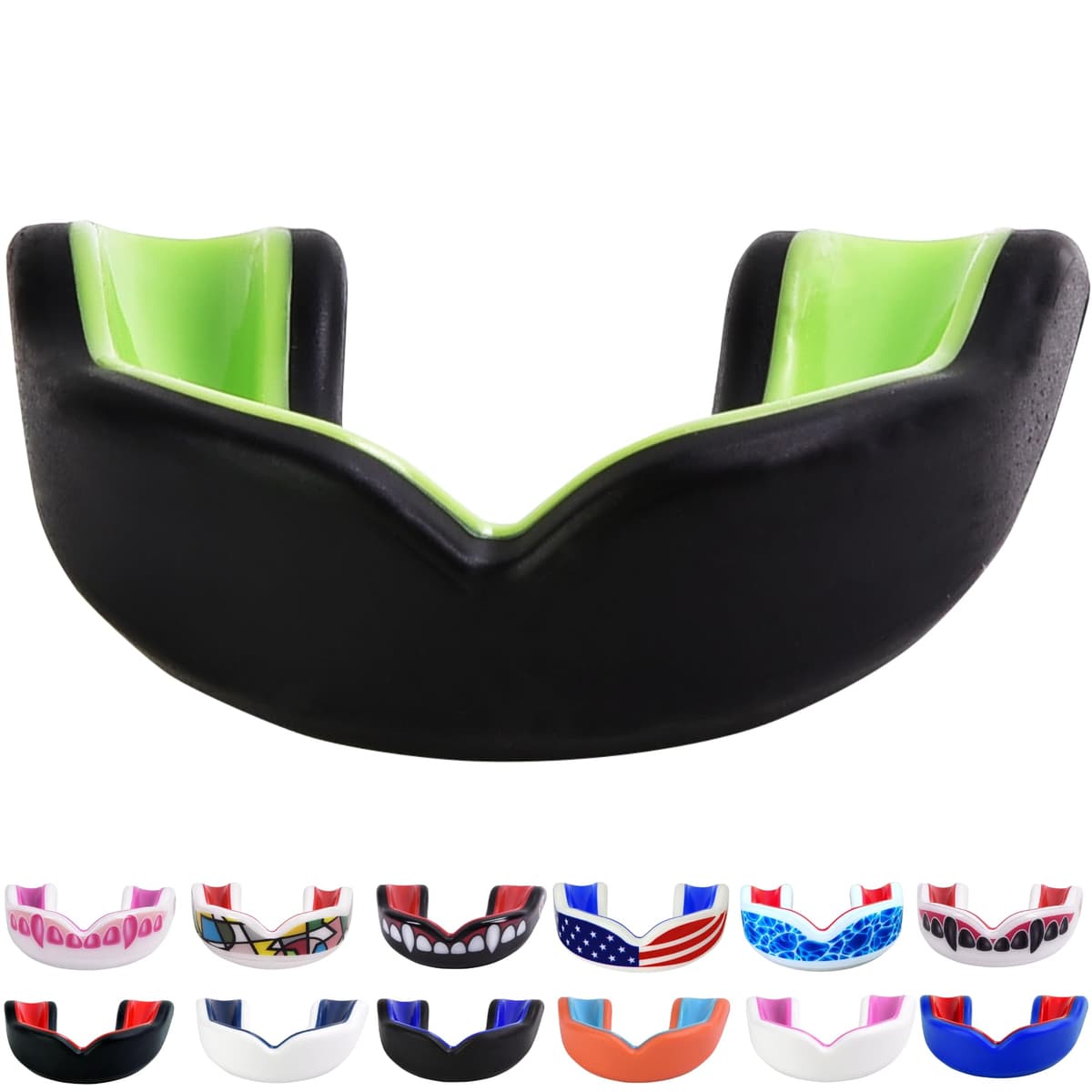 Oral Mart Vampiro colmillo Protector bucal con Estuche ventilado para Karate, Boxeo, Combate, Taekwondo — view 15
