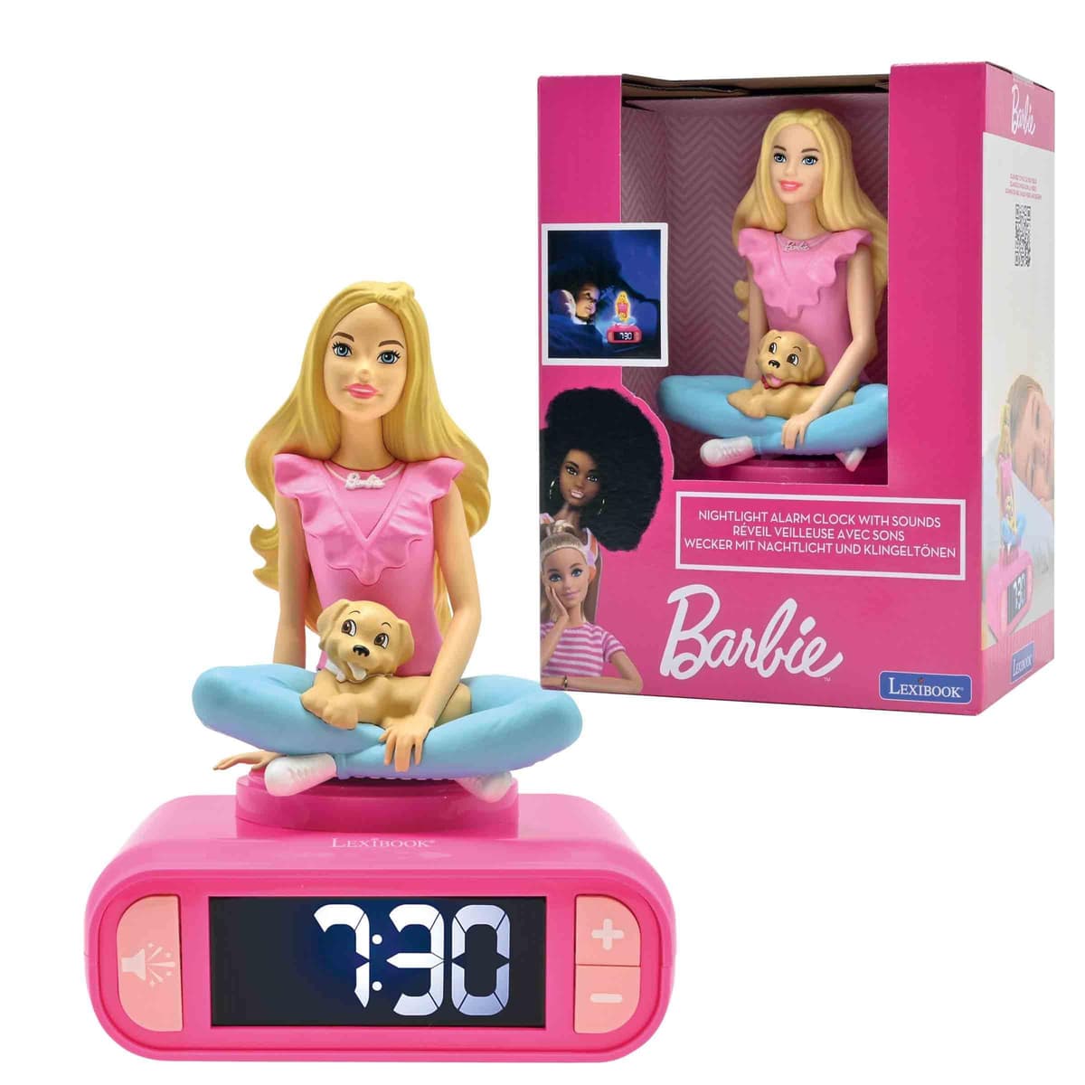 LEXIBOOK Reloj Despertador del Unicornio, Pantalla LCD Digital y luz de Noche integrada, quitamiedos niña-RL800UNI, Color Rosa (RL800UNI), Color/Modelo Surtido — view 68