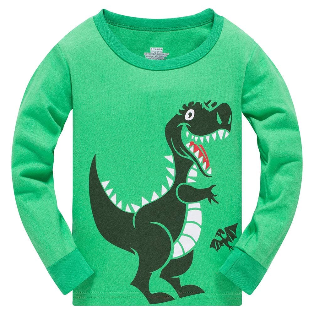 TEDD Boys Pyjamas Dinosaur Nightwear Cotton Toddler Clothes Kids Sleepwear Long Sleeve Christmas Pjs Sets 2 Piece Outfit Xmas Gift 1-12 Years — view 8