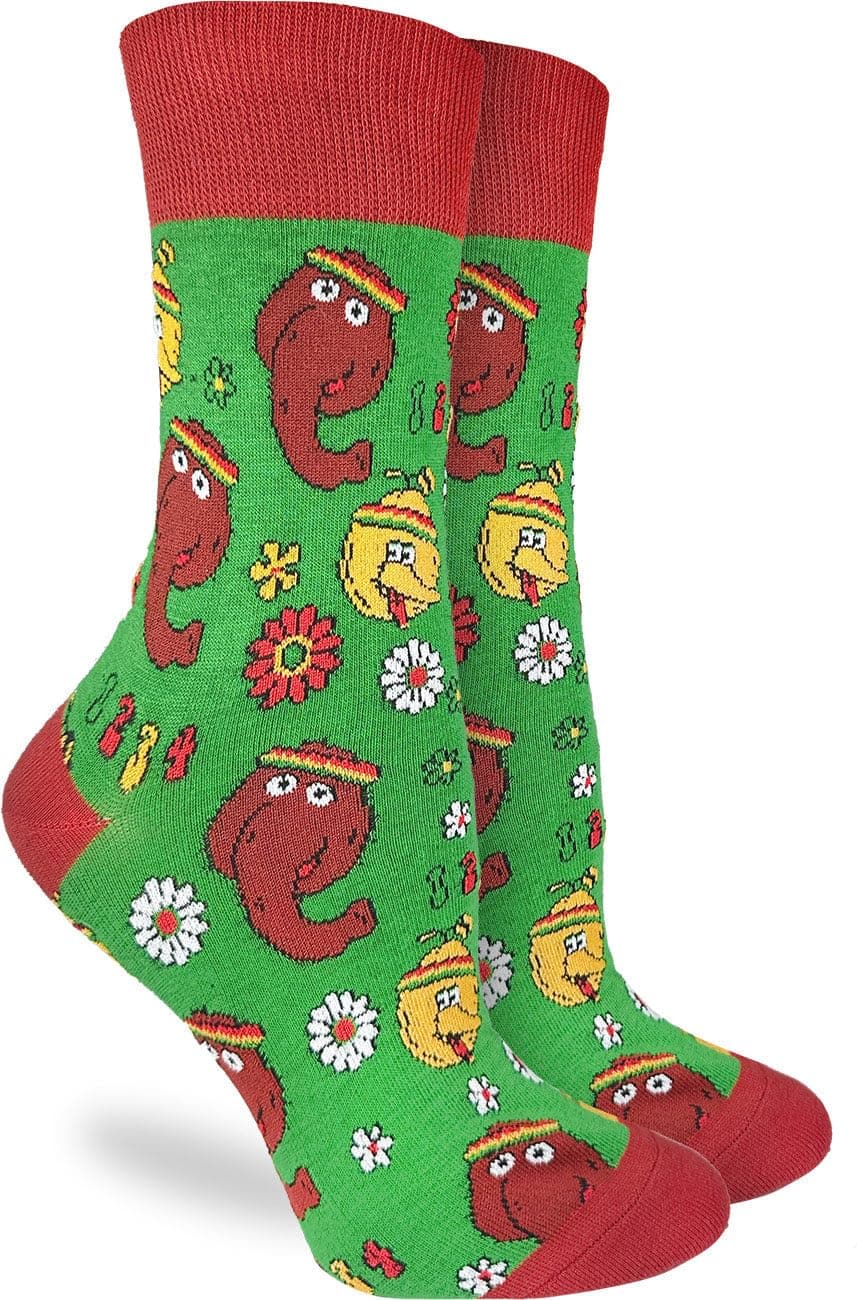 Good Luck Sock Women's Floral Dinosaurs Socks, Shoe Size 5-9 — view 21