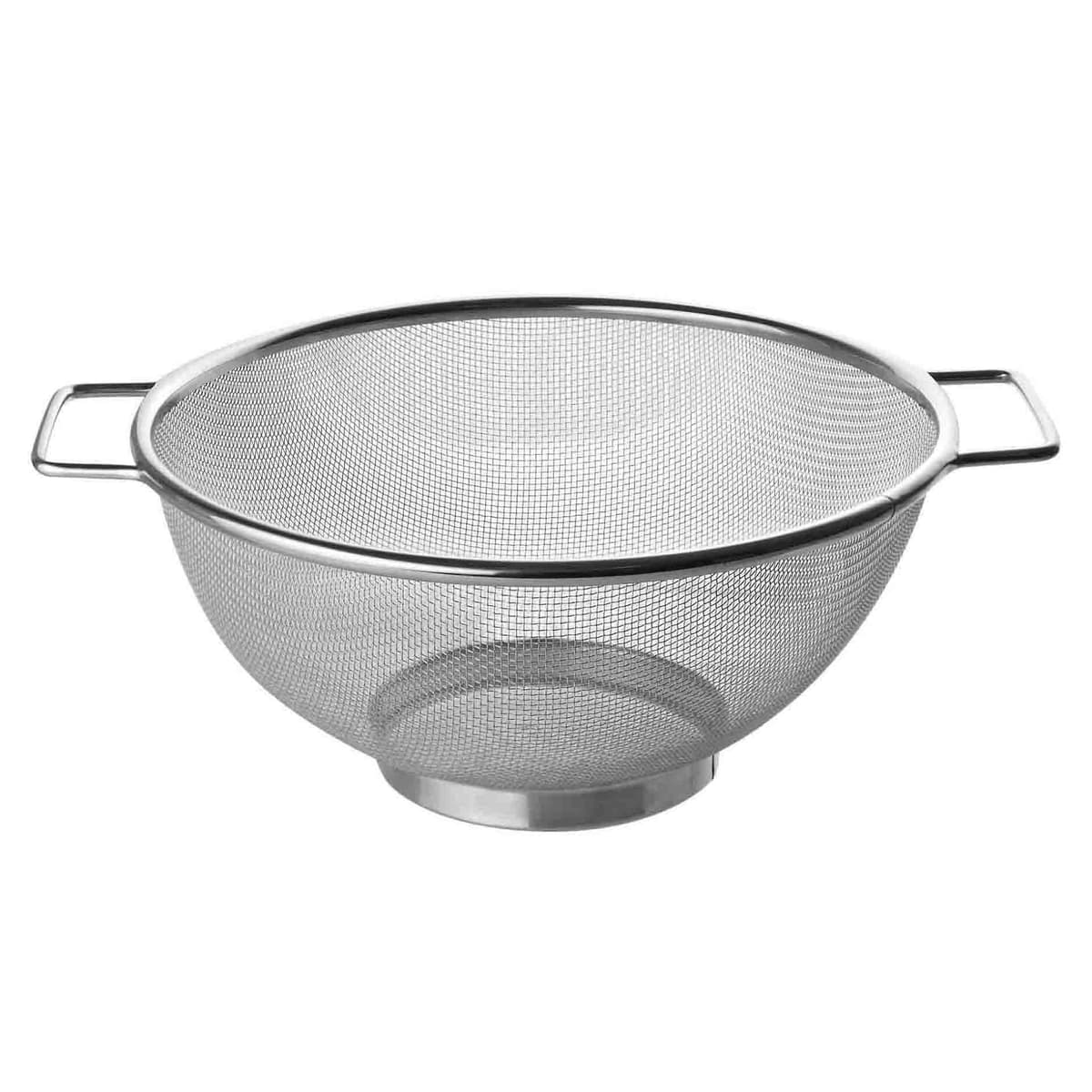 Fackelmann Colador de Cocina y Escurridor en Acero Inoxidable, Colador con Asas y Peana Estable, Idóneo para Escurrir Ensalada, Pasta, Arroz, Legumbres y Verduras, 24cm, 1 ud. — view 11