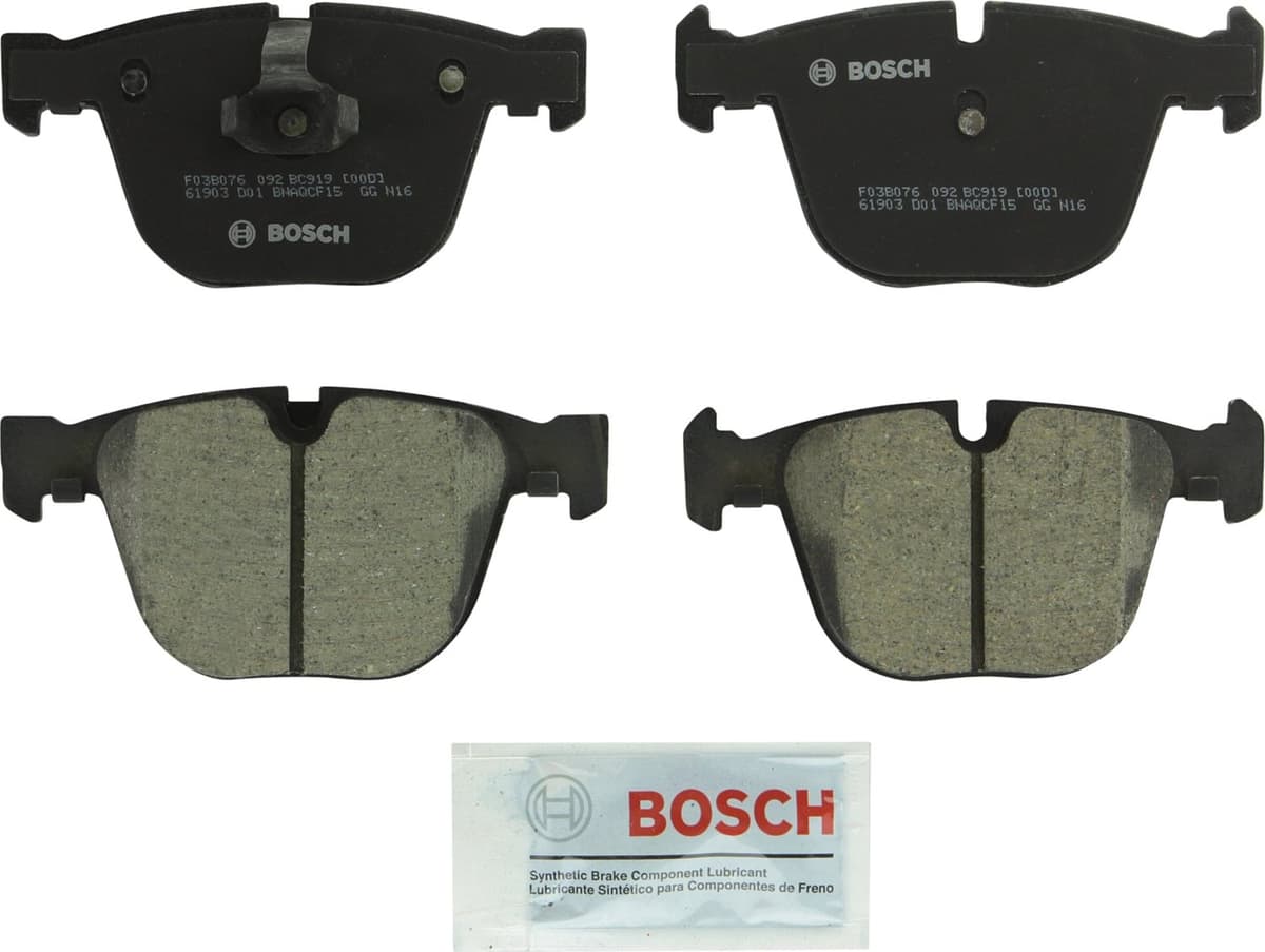 Bosch BC914 QuietCast Premium Ceramic Disc Brake Pad Set For: Acura ILX; Honda Accord, Civic, CR-V, Element, Fit, Front — view 166