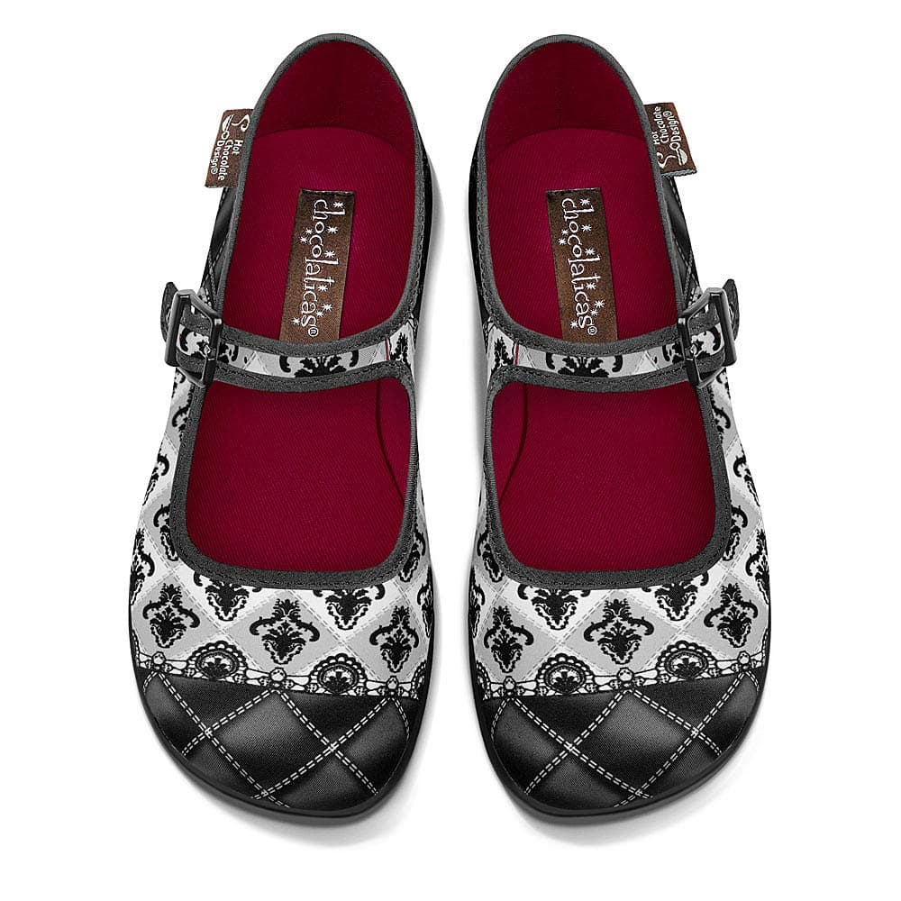 Hot Chocolate Design Chocolaticas Funky Canvas Women's Mary Jane Flat Shoes — view 50