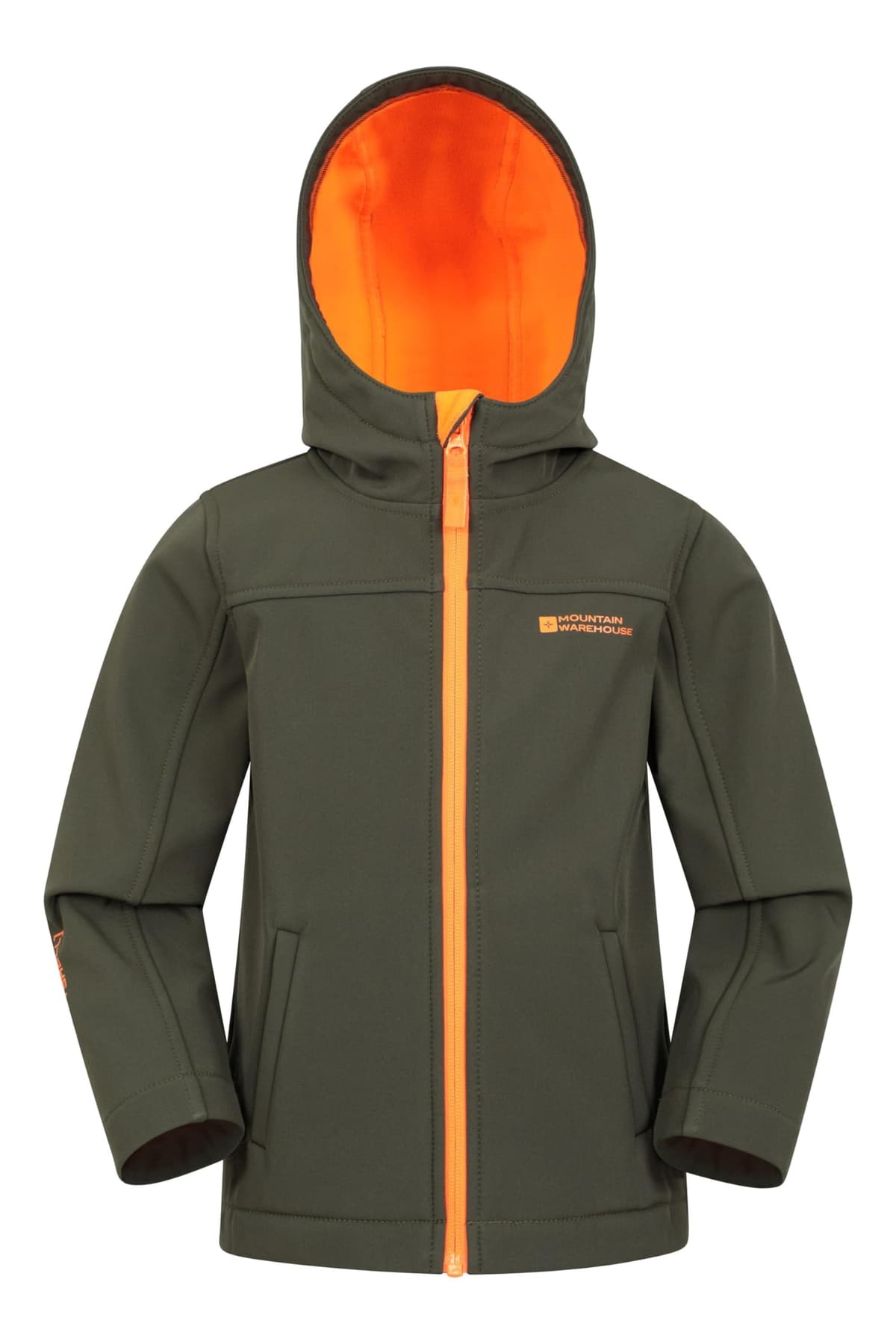Mountain Warehouse Exodus Kids Softshell Jacket - Breathable, Wind & Water Resistant, Fleece Lined Coat, For Boys & Girls - Best For Sping Summer & Hiking — view 38