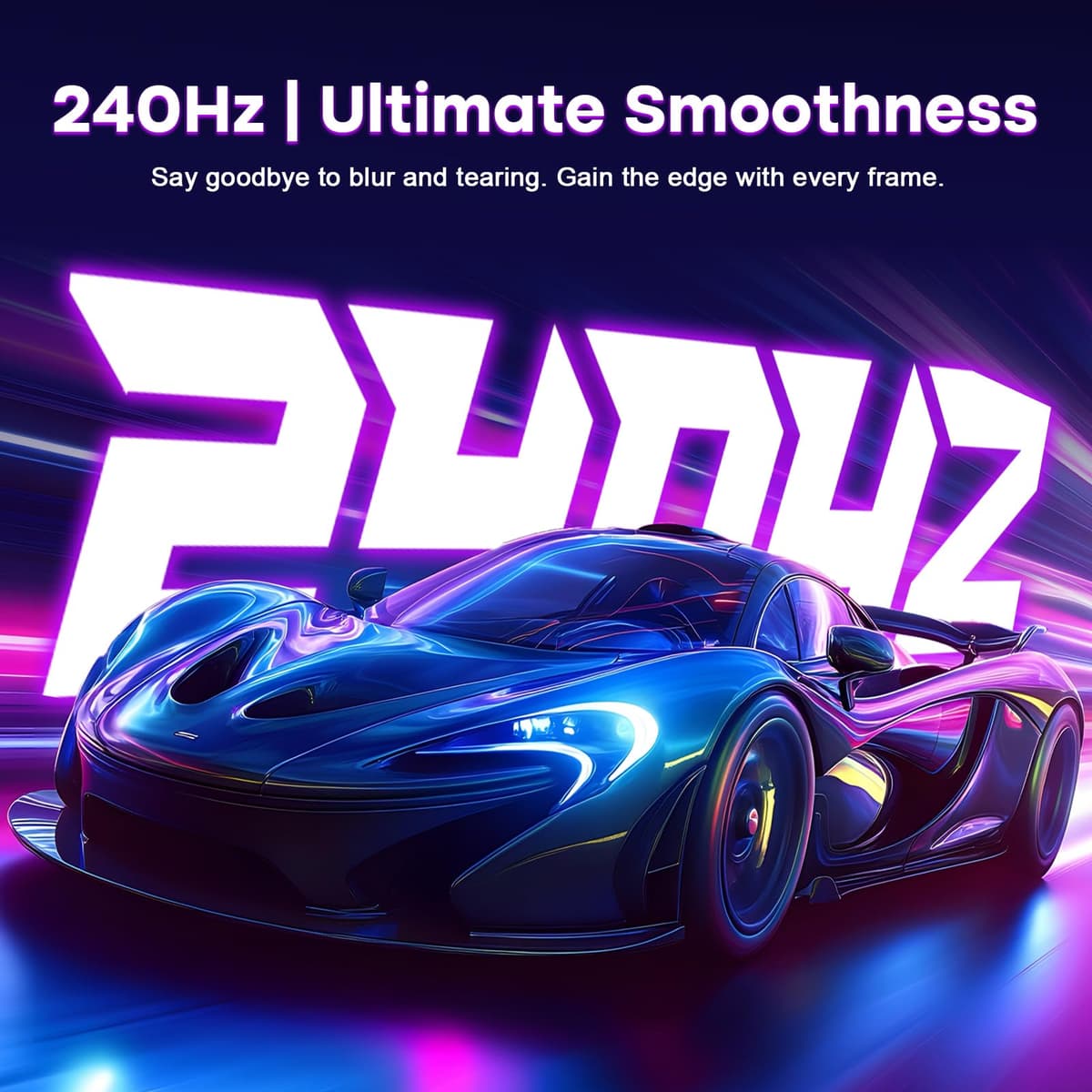 Amzfast 34 Inch Curved Gaming Monitor, 3440x1440p UWQHD, 240Hz, 1ms MPRT, 1500R Curved Screen, Adaptive Sync, HDR, 3000:1 Contrast, 130% sRGB, HDMI2.1&DP1.4, VESA 75x75mm, PIP/PBP, AMZG34C5Q Pro — view 3