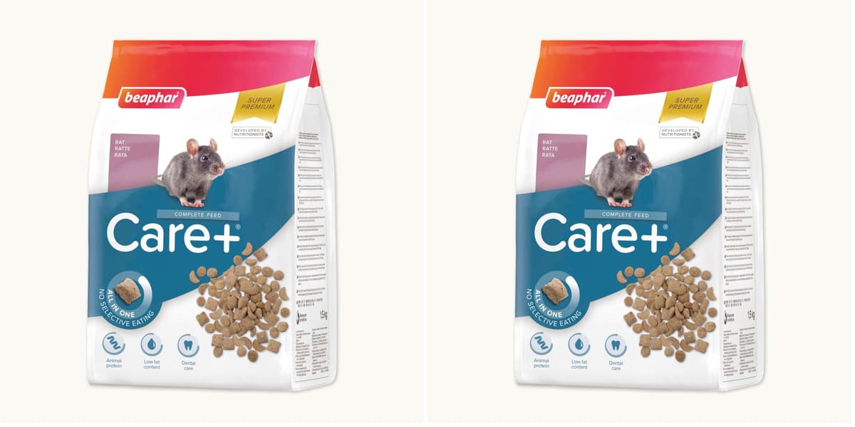 Beaphar - Care+ Pienso Super Premium - Comida para Rata - 1,5kg - Alto Valor energético - Buena digestión - Desgaste de los Dientes y Sin azúcares añadidos- Alimentación Extrusionada — view 5