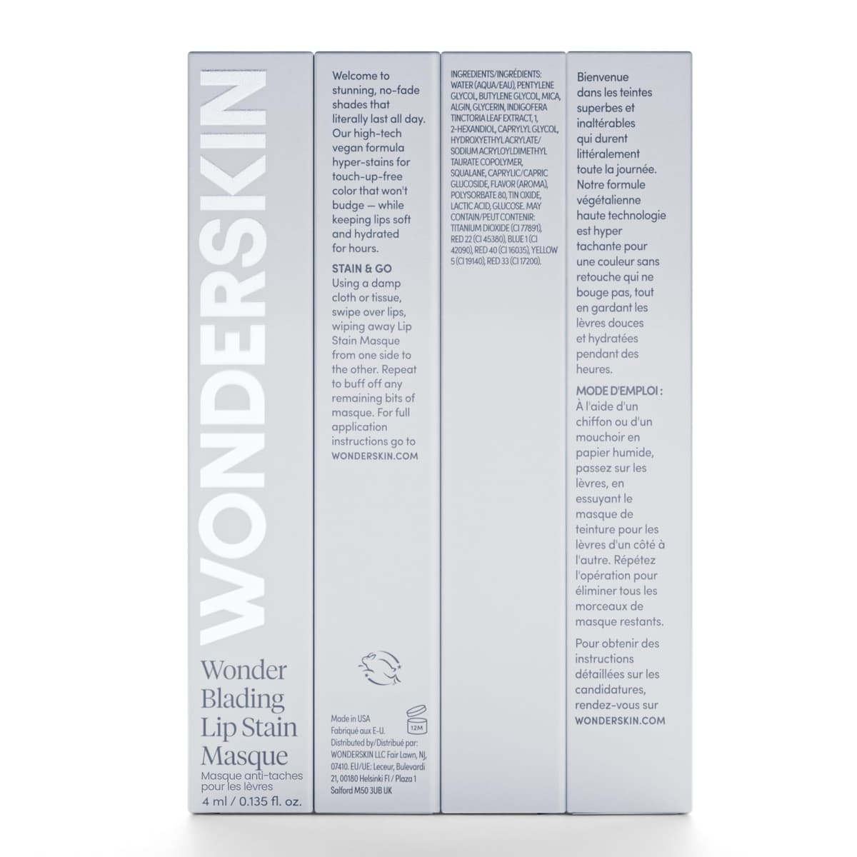 Wonderskin Wonder Blading All Day Lip Stain Peel Off Masque - Long Lasting, Waterproof and Transfer Proof Nude Lip Tint, Matte Finish Peel Off Makeup (Whimsical Masque) — view 9