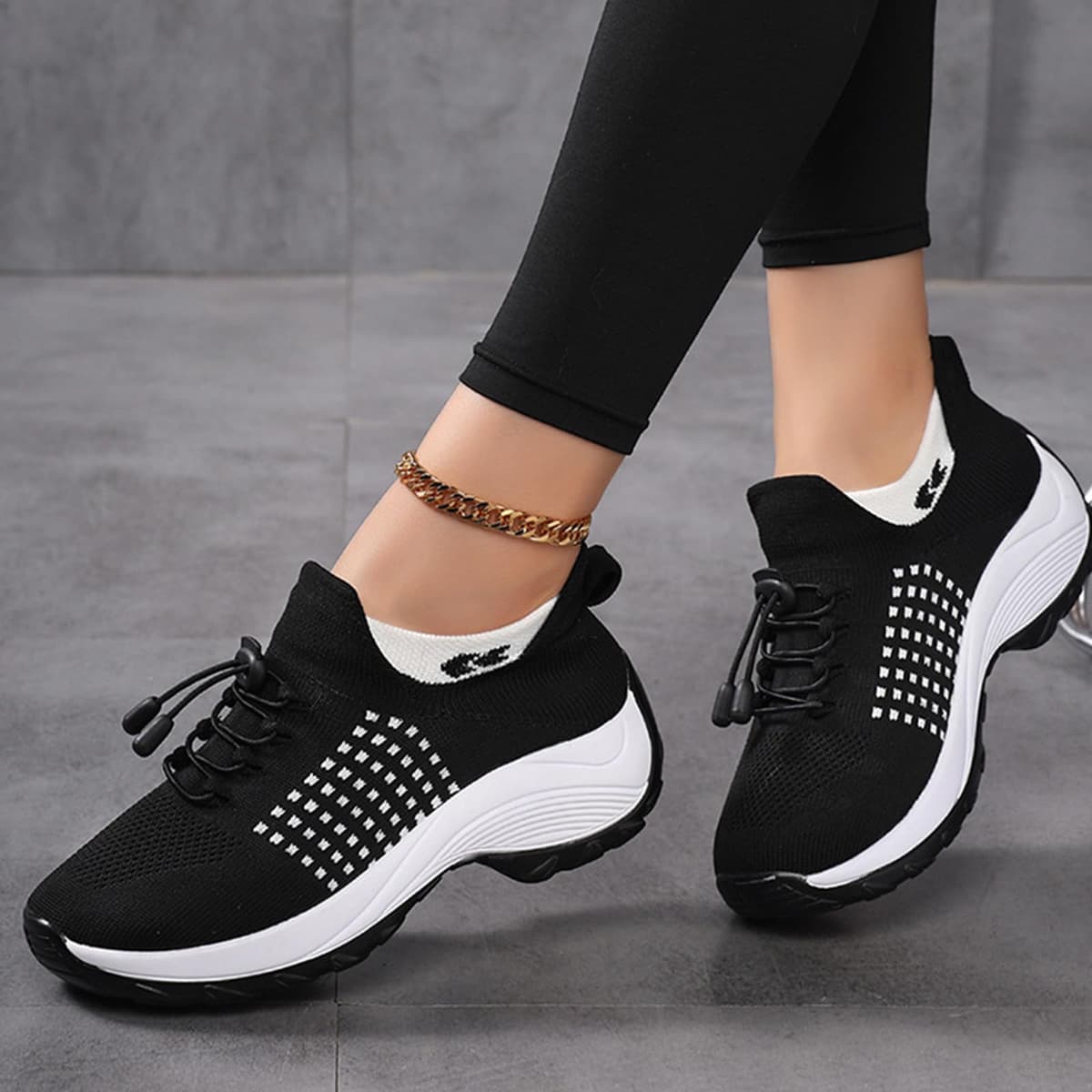 Tenis De Mujer, Ortopédicos Caminar Trainers Anchas Zapatos Zapatos Mujer, Antideslizantes Entrenamiento Sneakers Correr Bambas — view 2