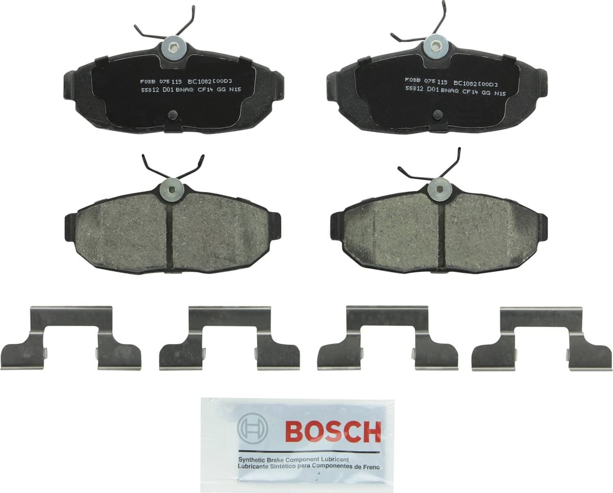 Bosch BC914 QuietCast Premium Ceramic Disc Brake Pad Set For: Acura ILX; Honda Accord, Civic, CR-V, Element, Fit, Front — view 71