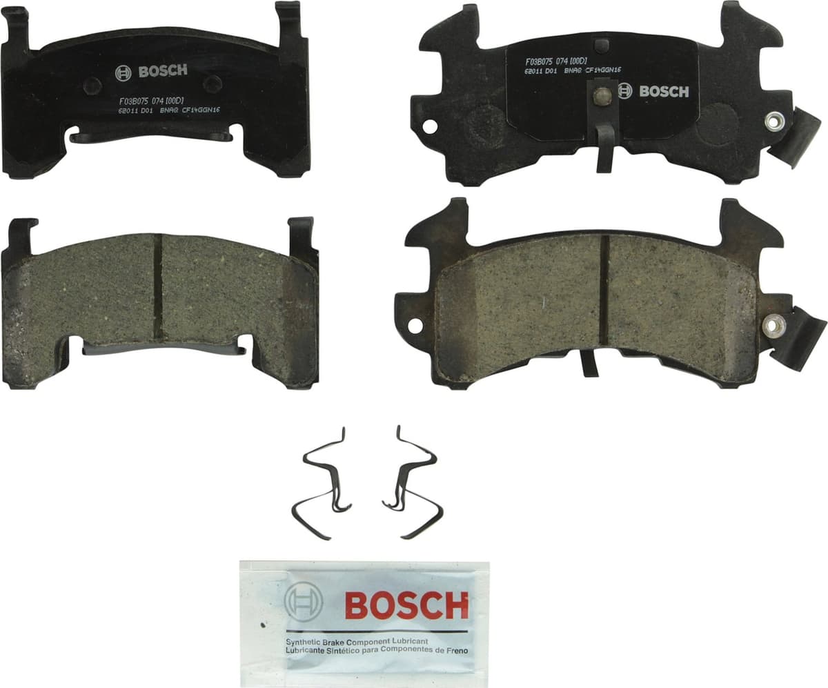 Bosch BC914 QuietCast Premium Ceramic Disc Brake Pad Set For: Acura ILX; Honda Accord, Civic, CR-V, Element, Fit, Front — view 196