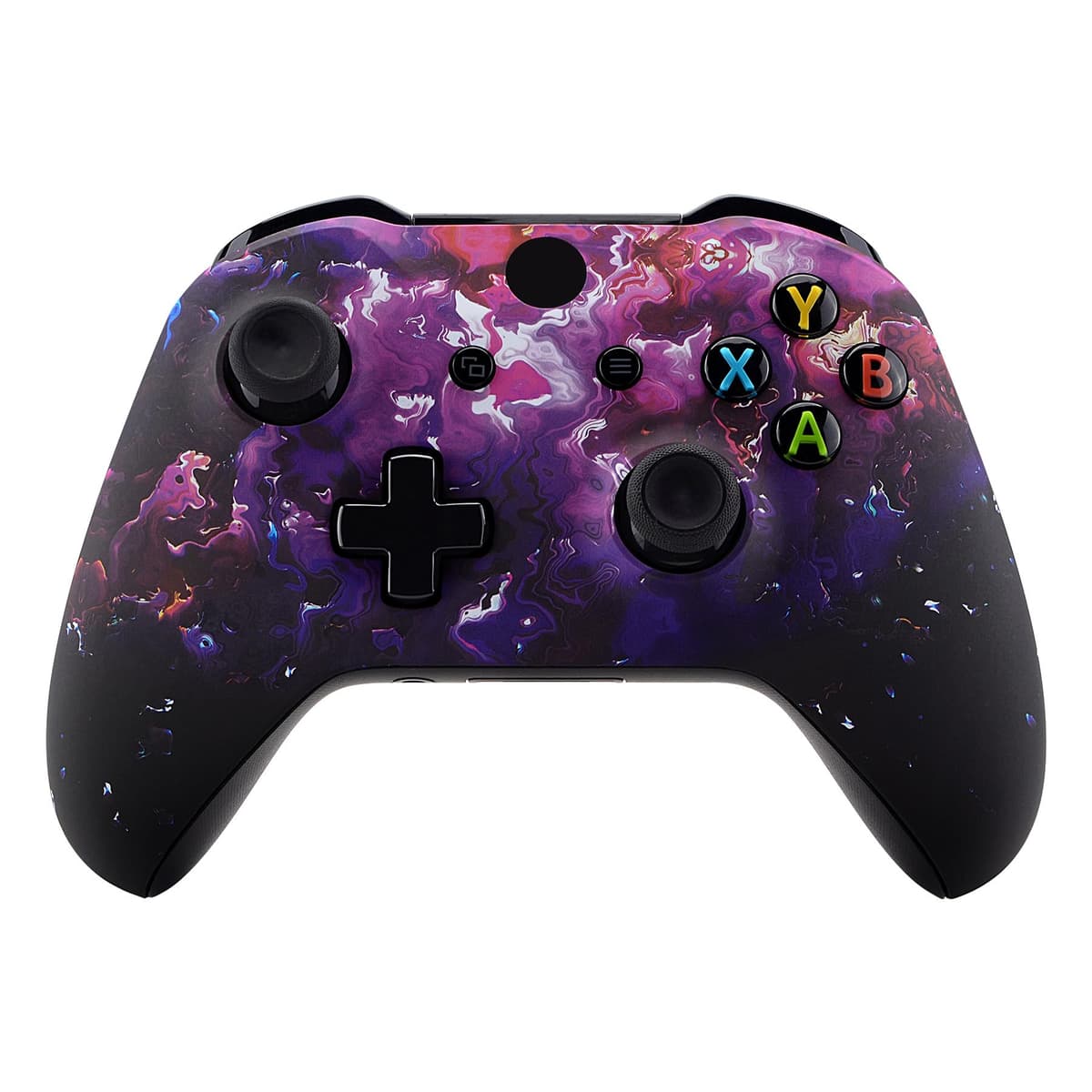 eXtremeRate Carcasa para Xbox One S X Accesorios Funda Delantera Protectora de la Placa Frontal Cubierta Antideslizante para Xbox One X S Control-Model 1708 (Origen del Caos) — view 26