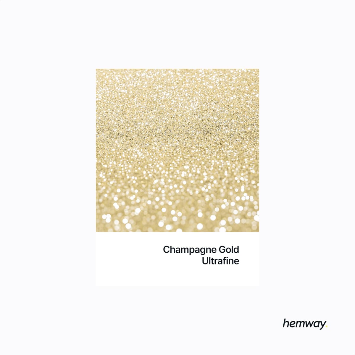 Champagne Gold Glitter Shaker, 130g Ultrafine Glitter, Crafts 1/128" Metallic Flake Champagne Gold Sequins, Resin & Epoxy Crafts, Decorating, Halloween, Christmas Nail, Face, Hemway — view 2
