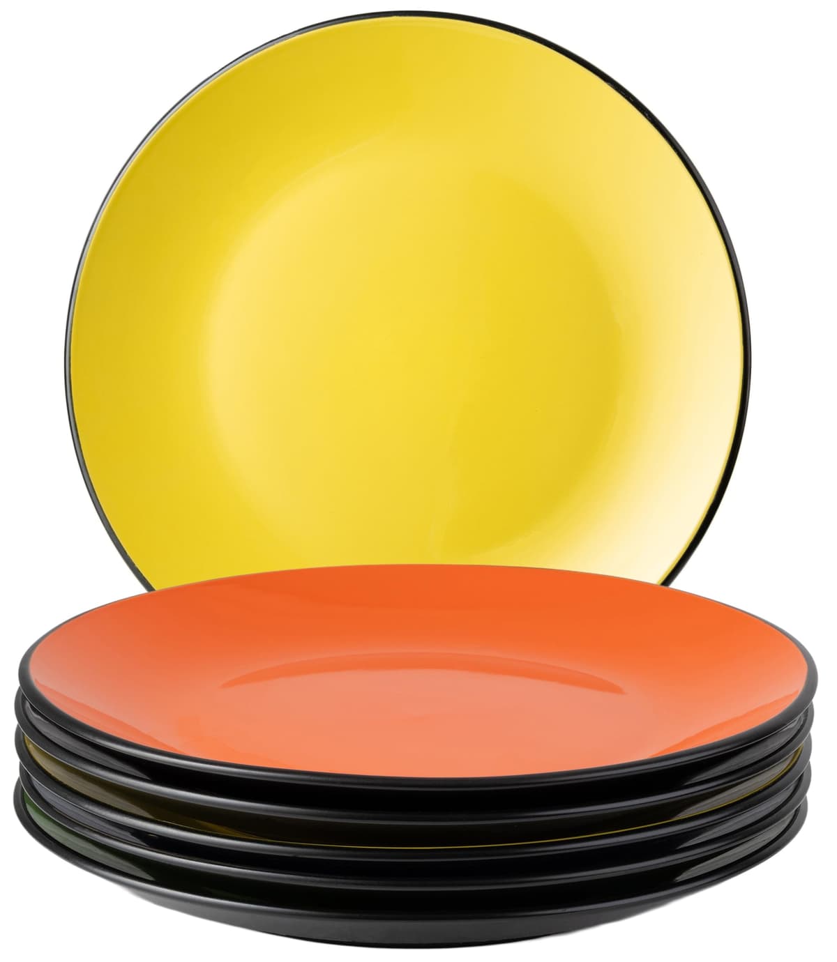 MIAMIO - 6 x 350 ml Juego de Taza de Café/Copa de desayuno - Le Papillon Colección (Negro) — view 23