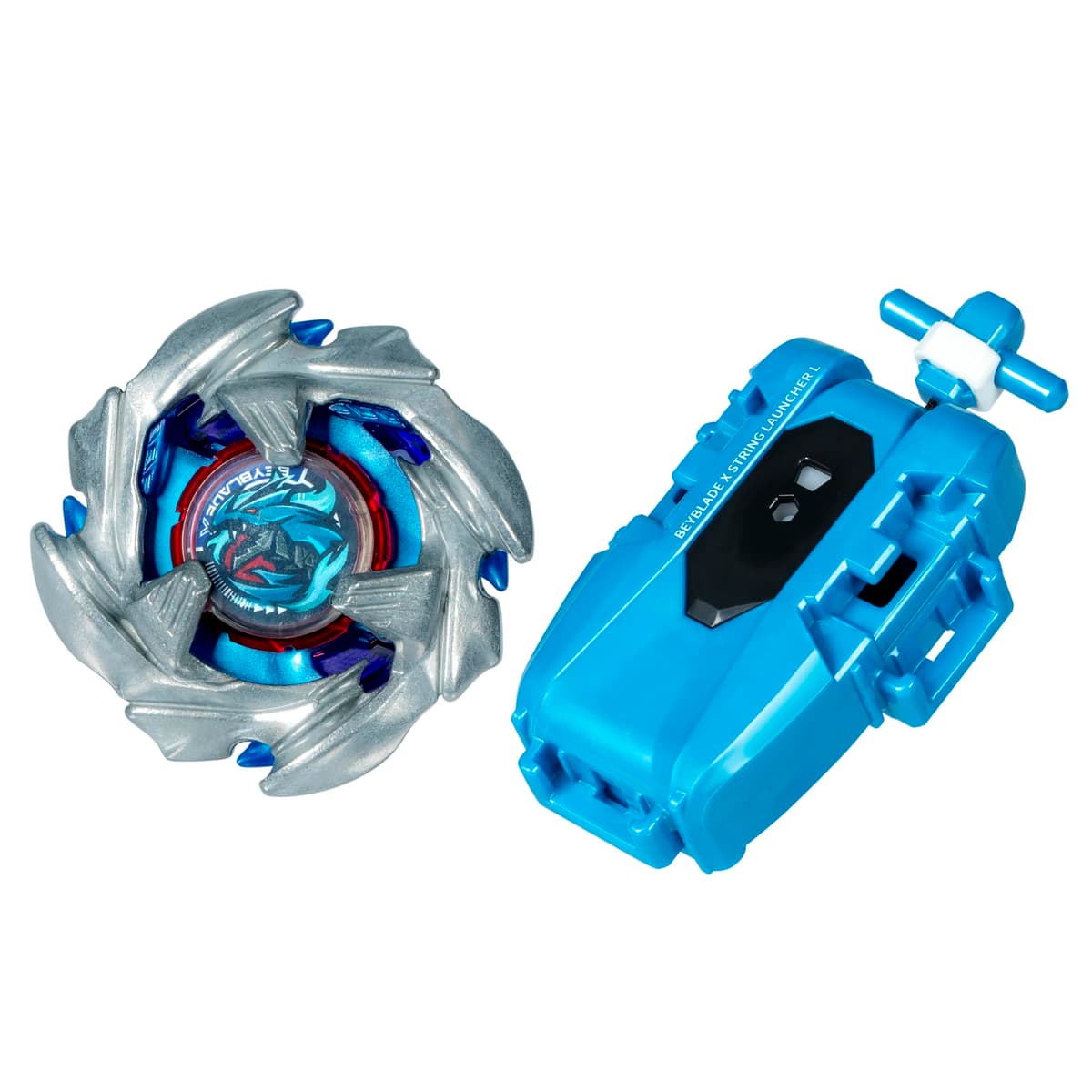 Beyblade X Cobalt Dragoon 2-60C Deluxe Left-Spin String Launcher Set — view 2