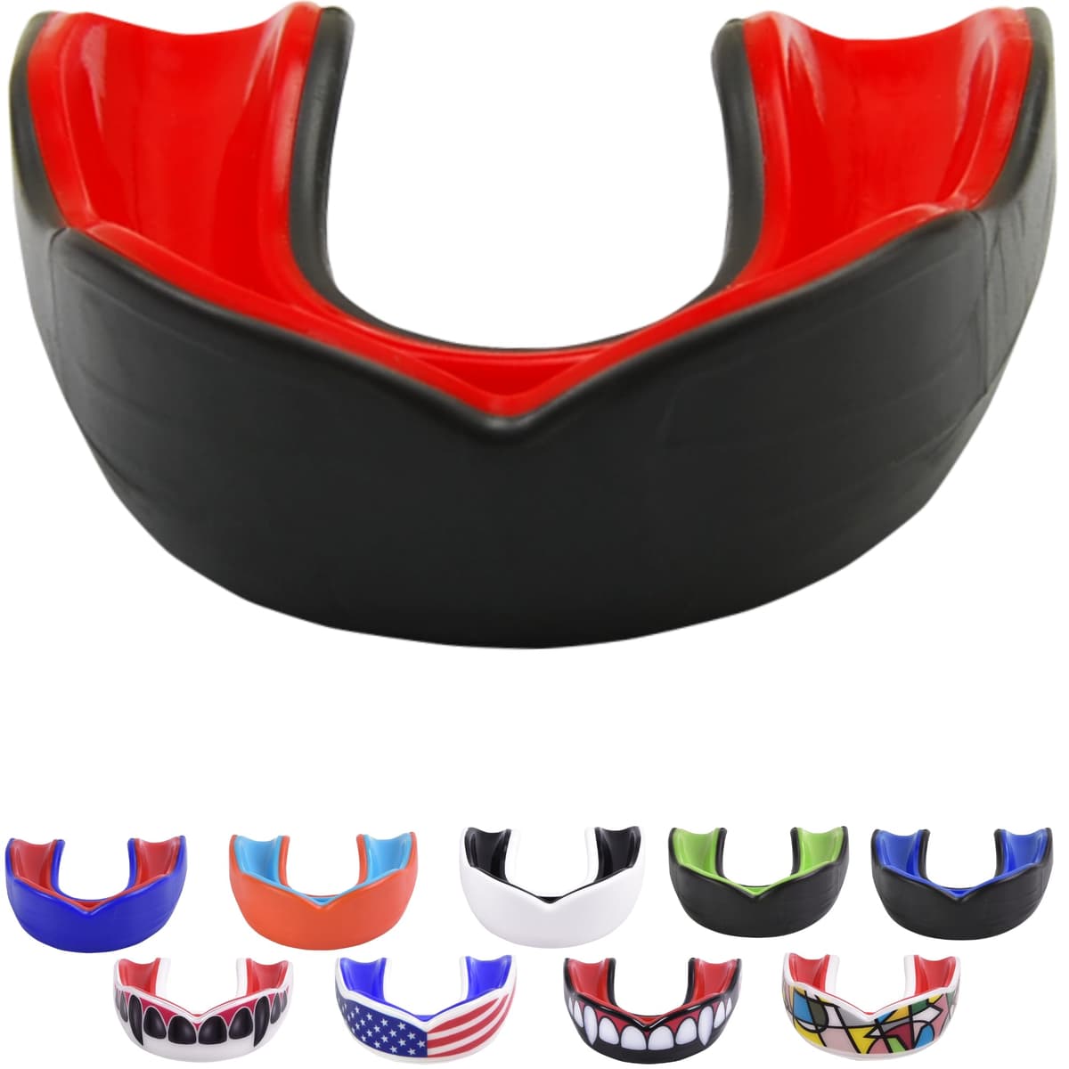 Oral Mart Vampiro colmillo Protector bucal con Estuche ventilado para Karate, Boxeo, Combate, Taekwondo — view 21