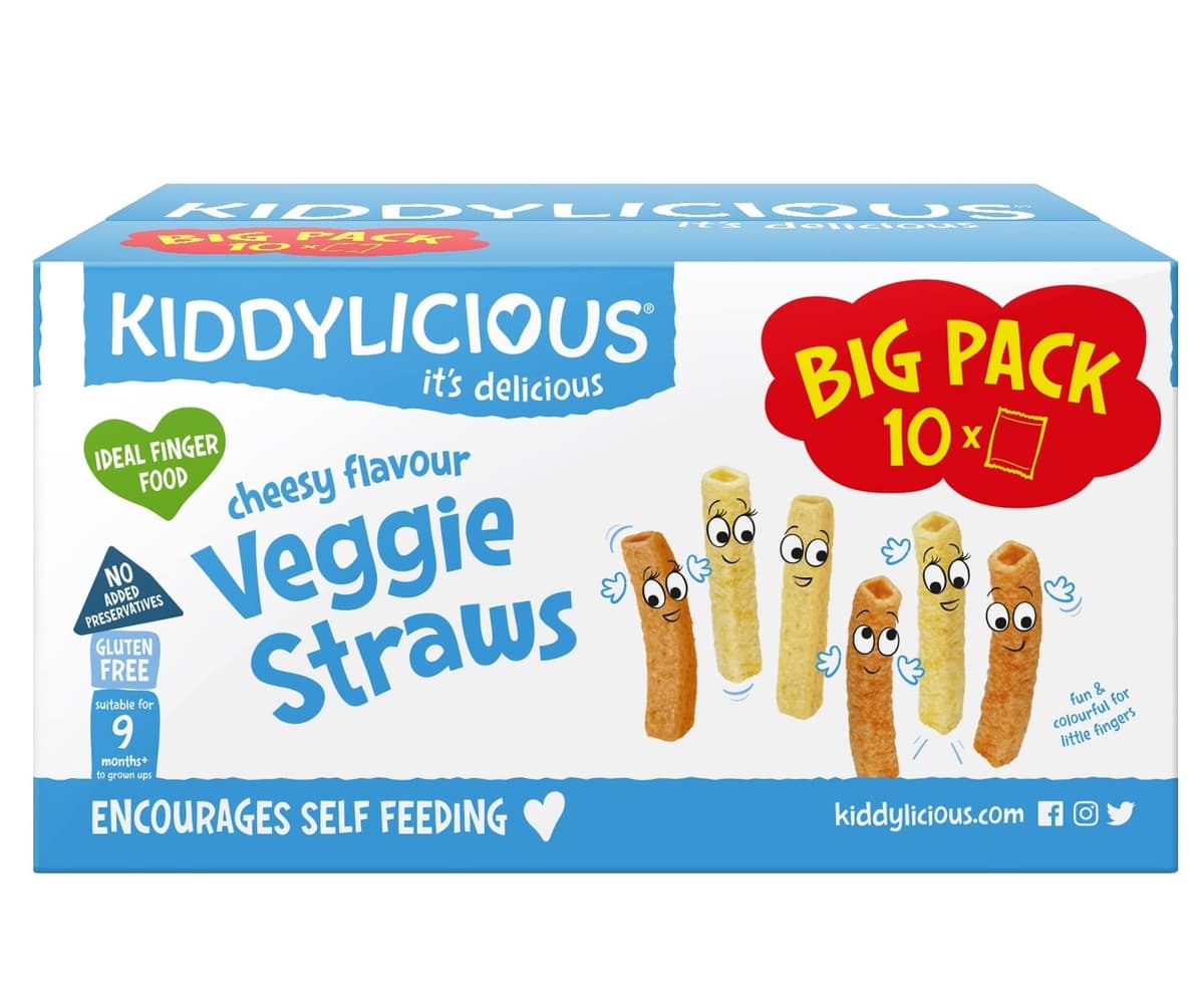 Kiddylicious Veggie Straws Box - Delicious Snacks for Kids - Suitable for 9+ Months - 10 Packs — view 13